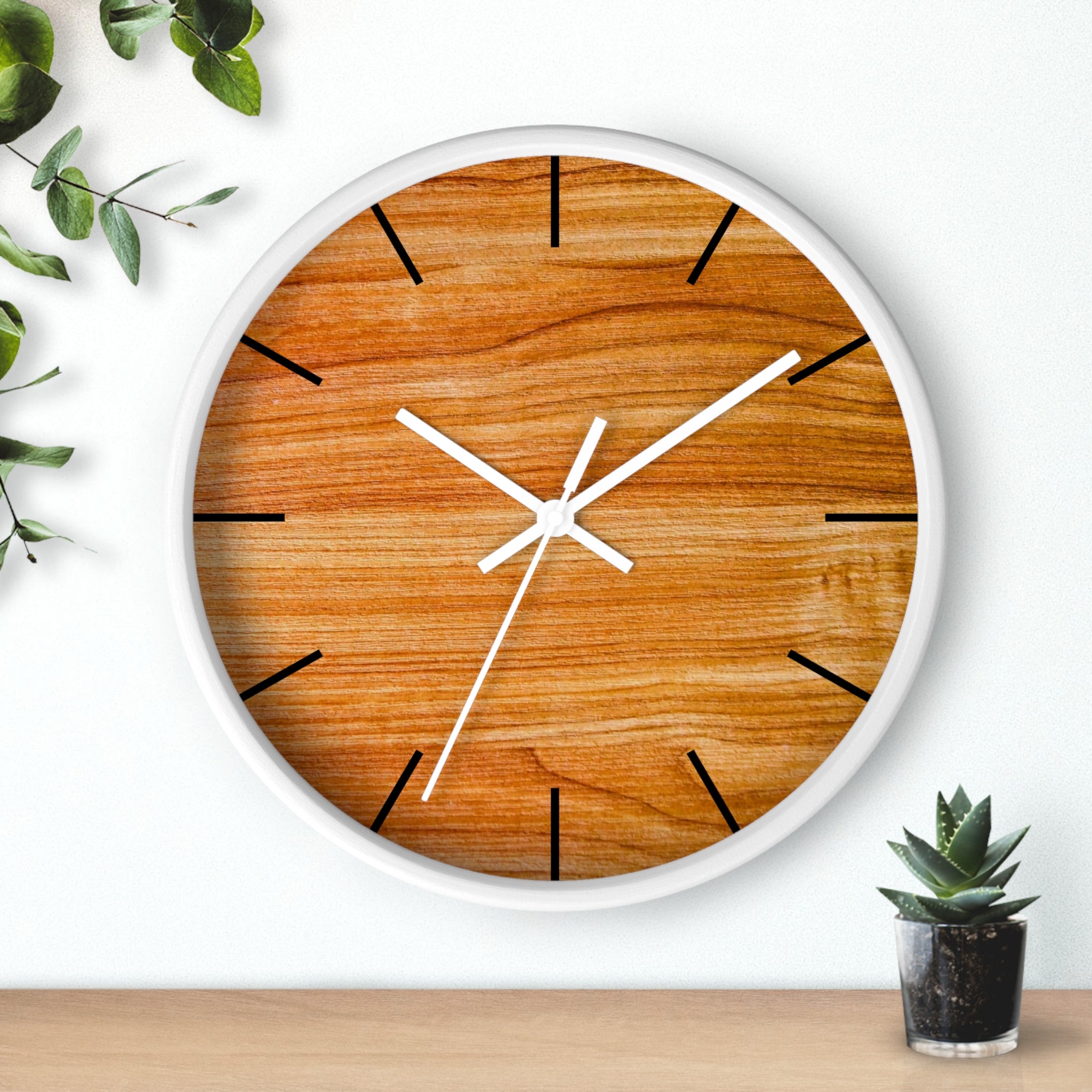 Wood Design Elegant Wall Clock, Home Decor, Wall Art, Modern Decor for Home, Office, and Living Room