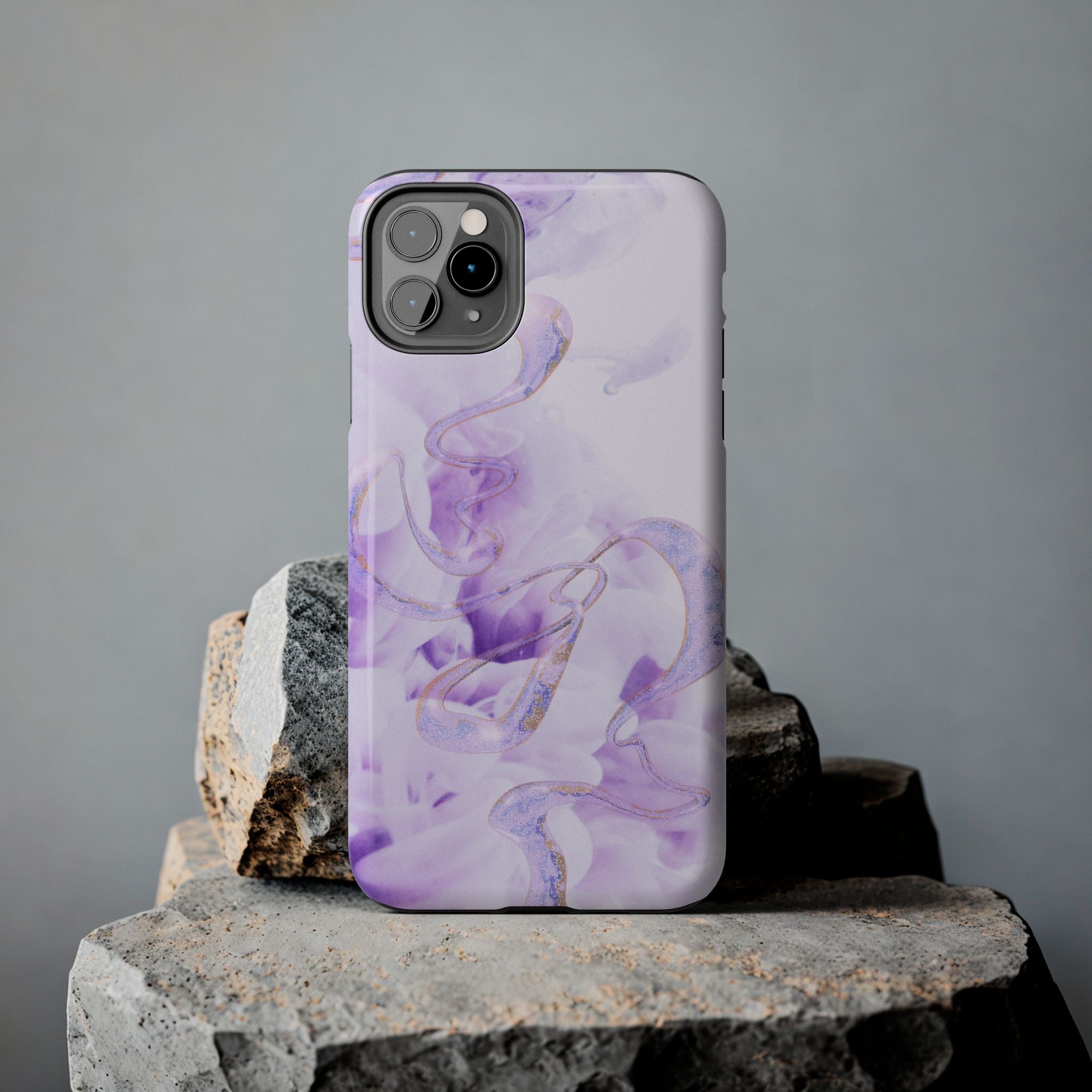 Abstract Purple Fluid Design, Elegant Phone Cases, Stylish Phone Covers, Chic Phone Protectors, Fashionable Case for Her, Trendy Smartphone Accessories