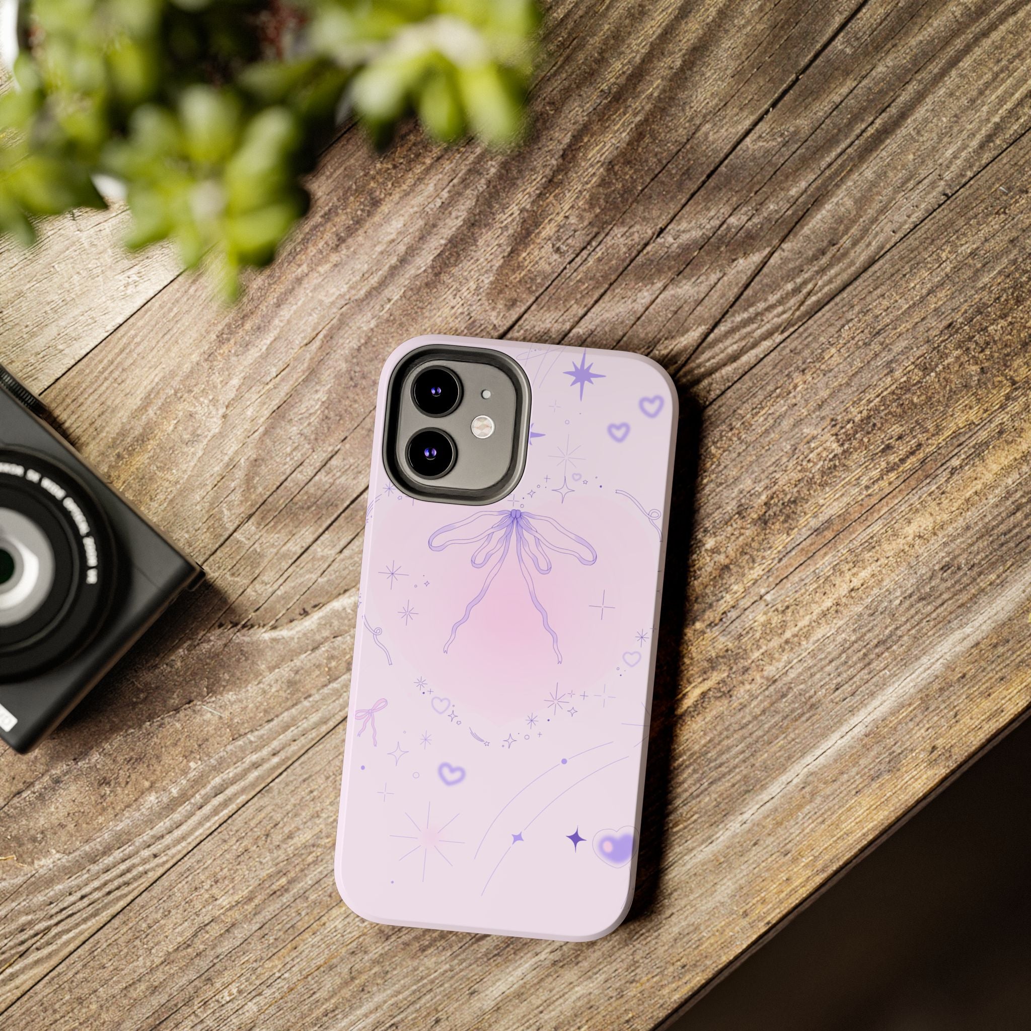 Pink Purple Delicate Fine Line Design, Elegant Phone Cases, Stylish Phone Covers, Chic Phone Protectors, Fashionable Case for Her, Trendy Smartphone Accessories