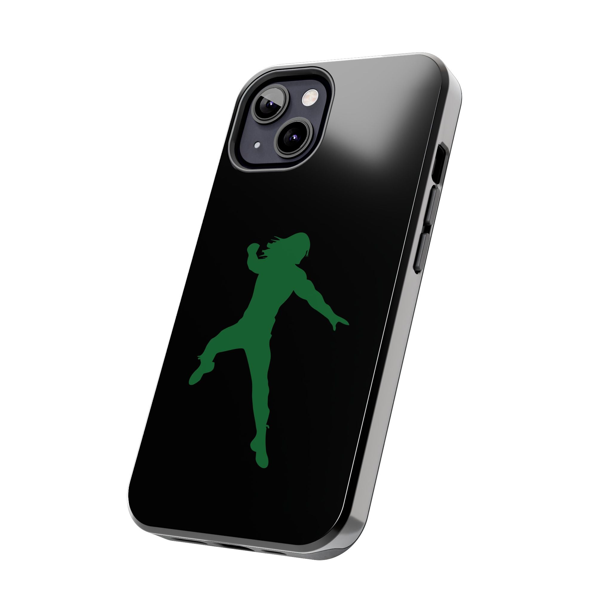 Roman Reigns Jump Green Graphic Design, iPhone and Samsung Case Cool Graphic Sports Fan Phone Case