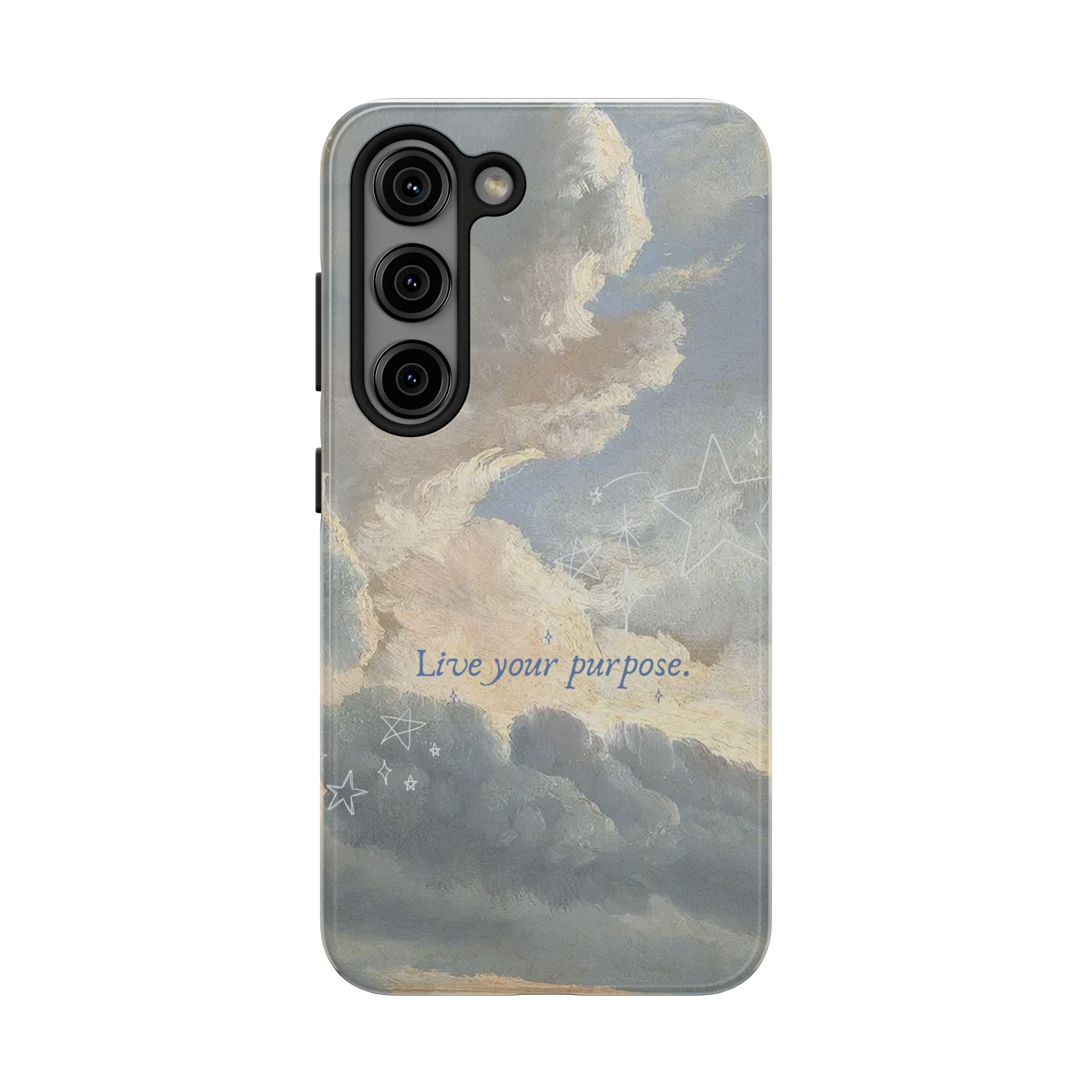 Live Your Purpose, Elegant Phone Cases, Stylish Phone Covers, Chic Phone Protectors, Fashionable Case for Her, Trendy Smartphone Accessories