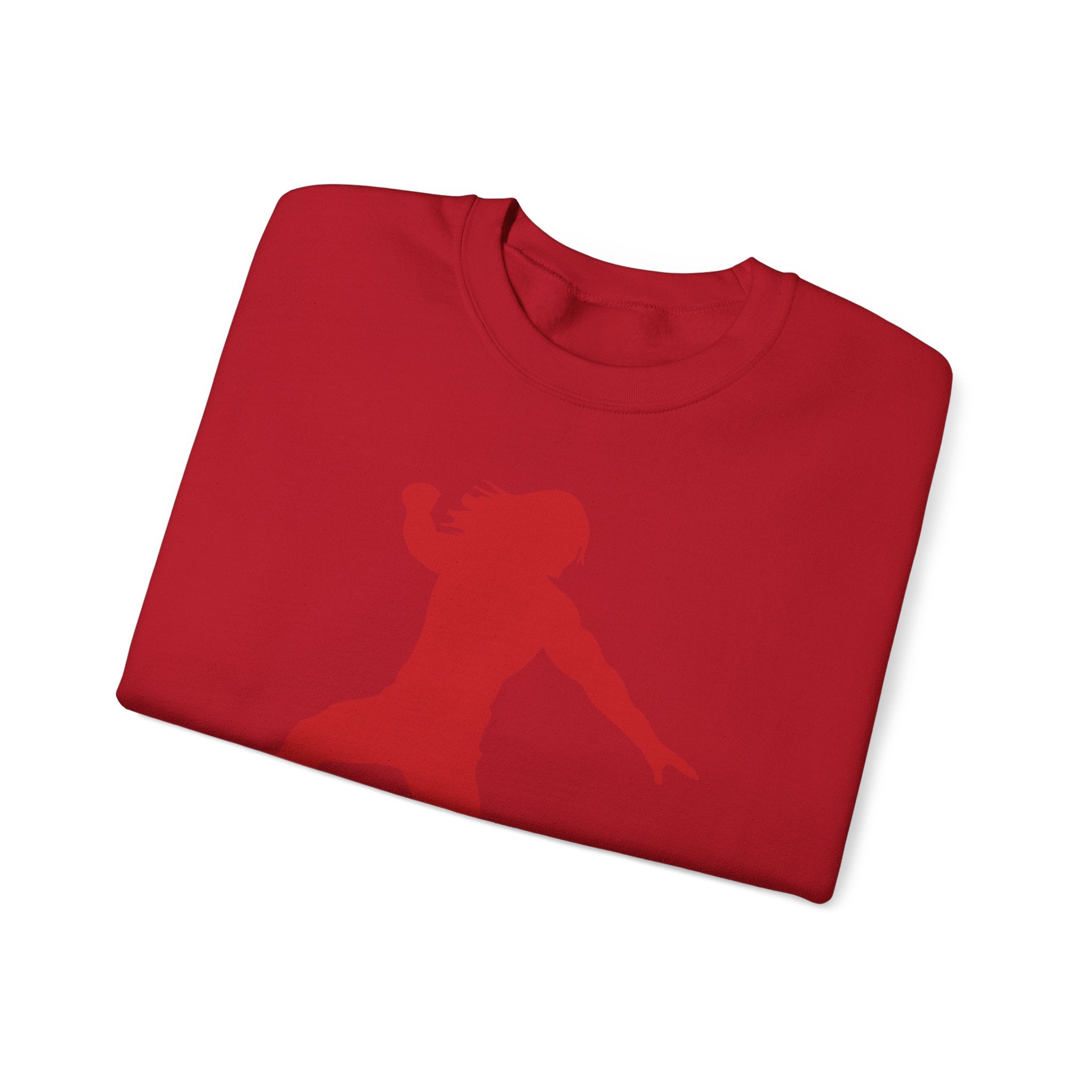 Roman Reigns Red Design, Wrestling Fan Unisex Sweatshirt - Gift for Him or Her, Casual Outwear, Graphic Design, Heavy Blend Crewneck Sweatshirt