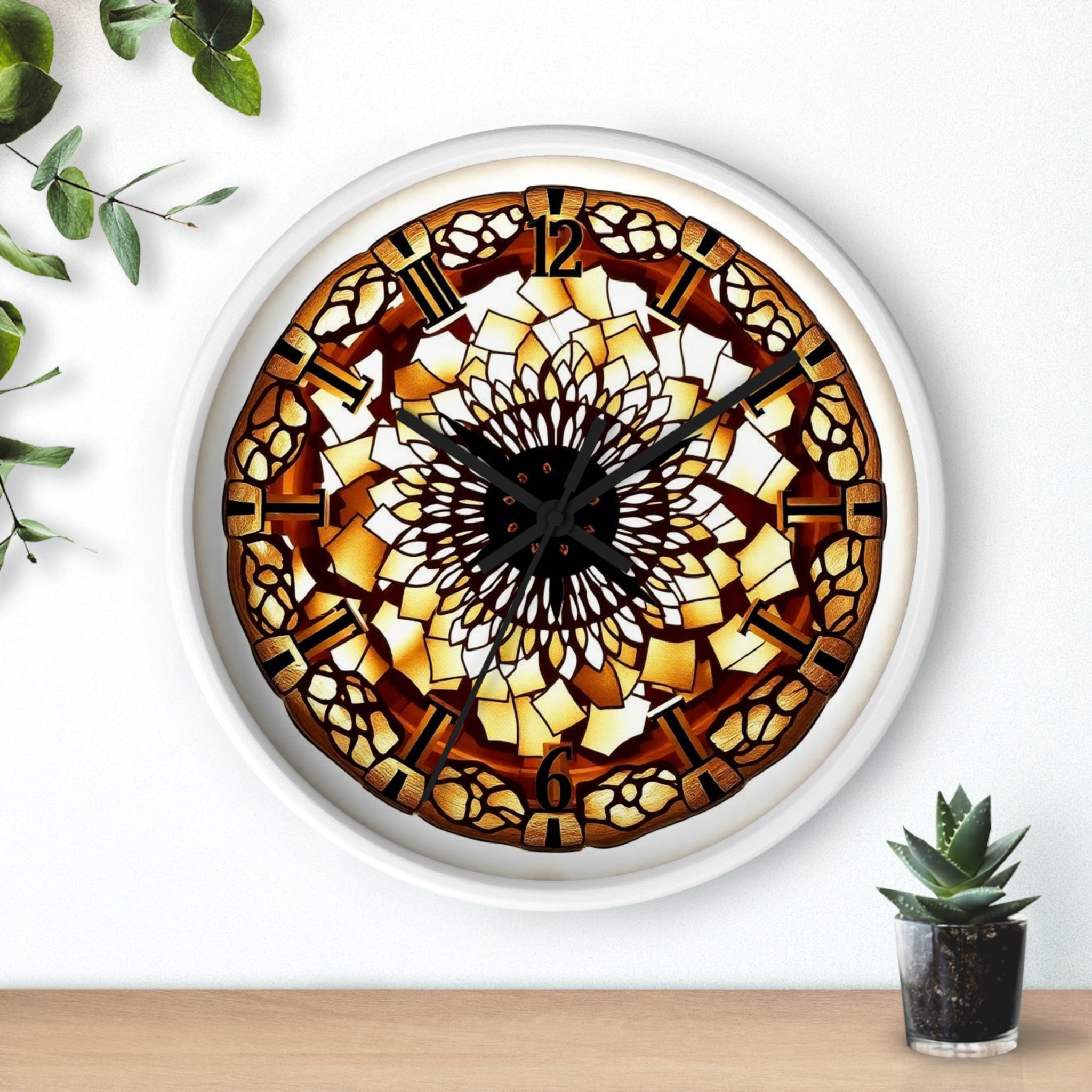 Light Art Abstract Design Elegant Wall Clock, Home Decor, Wall Art