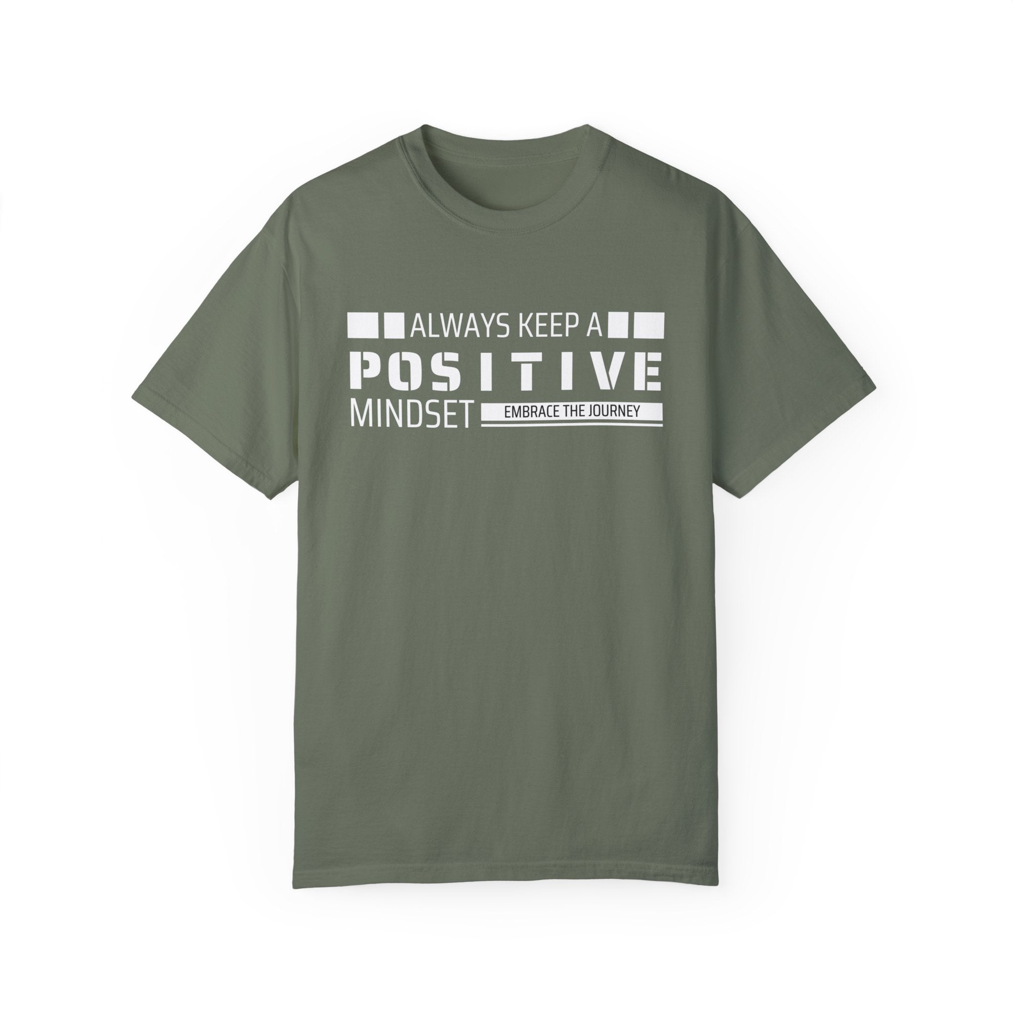 Always Keep A Positive Mindset, Graphic Design Unisex T-shirt, Casual Cotton Outwear, Gift for Him- Gift for Her, Stylish Tee, Cool Shirt, Trendy Apparel, Comfortable Top,