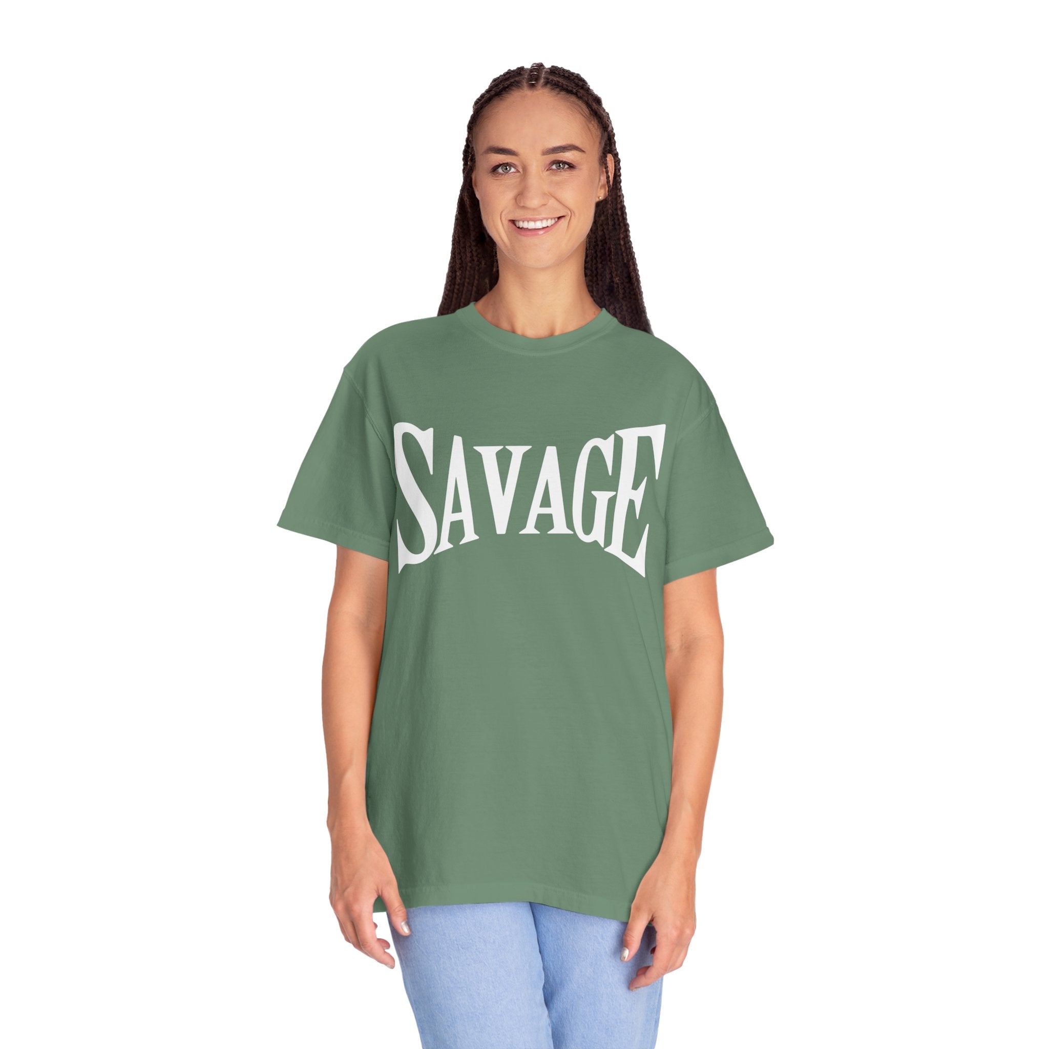 Savage, Graphic Design Unisex T-shirt, Casual Cotton Outwear, Gift for Him- Gift for Her, Stylish Tee, Cool Shirt, Trendy Apparel, Comfortable Top,