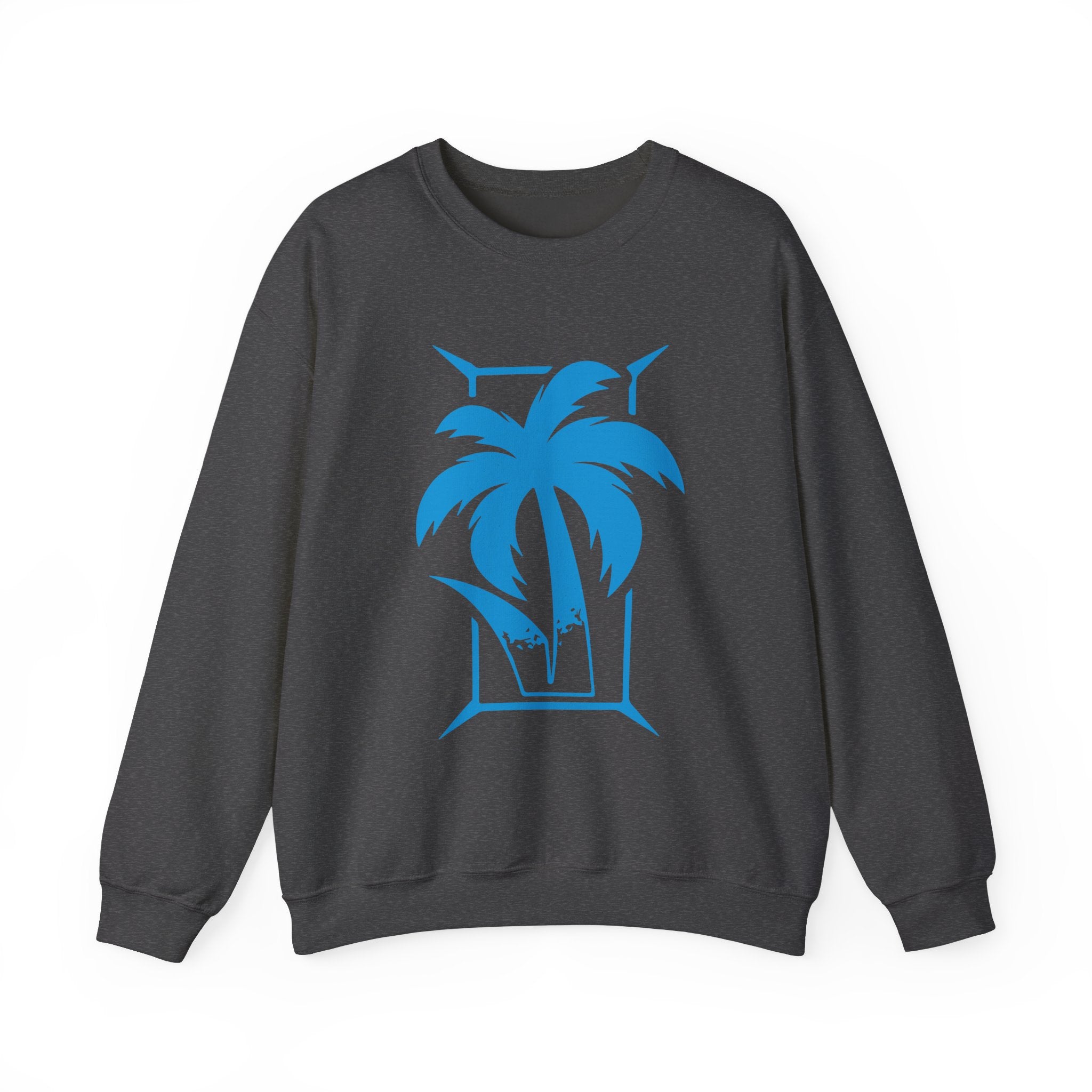 Palm Tree Design Jey Uso Sweatshirt, Wrestling Fan Unisex Sweatshirt - Gift for Him or Her, Casual Outwear, Heavy Blend Crewneck Sweatshirt