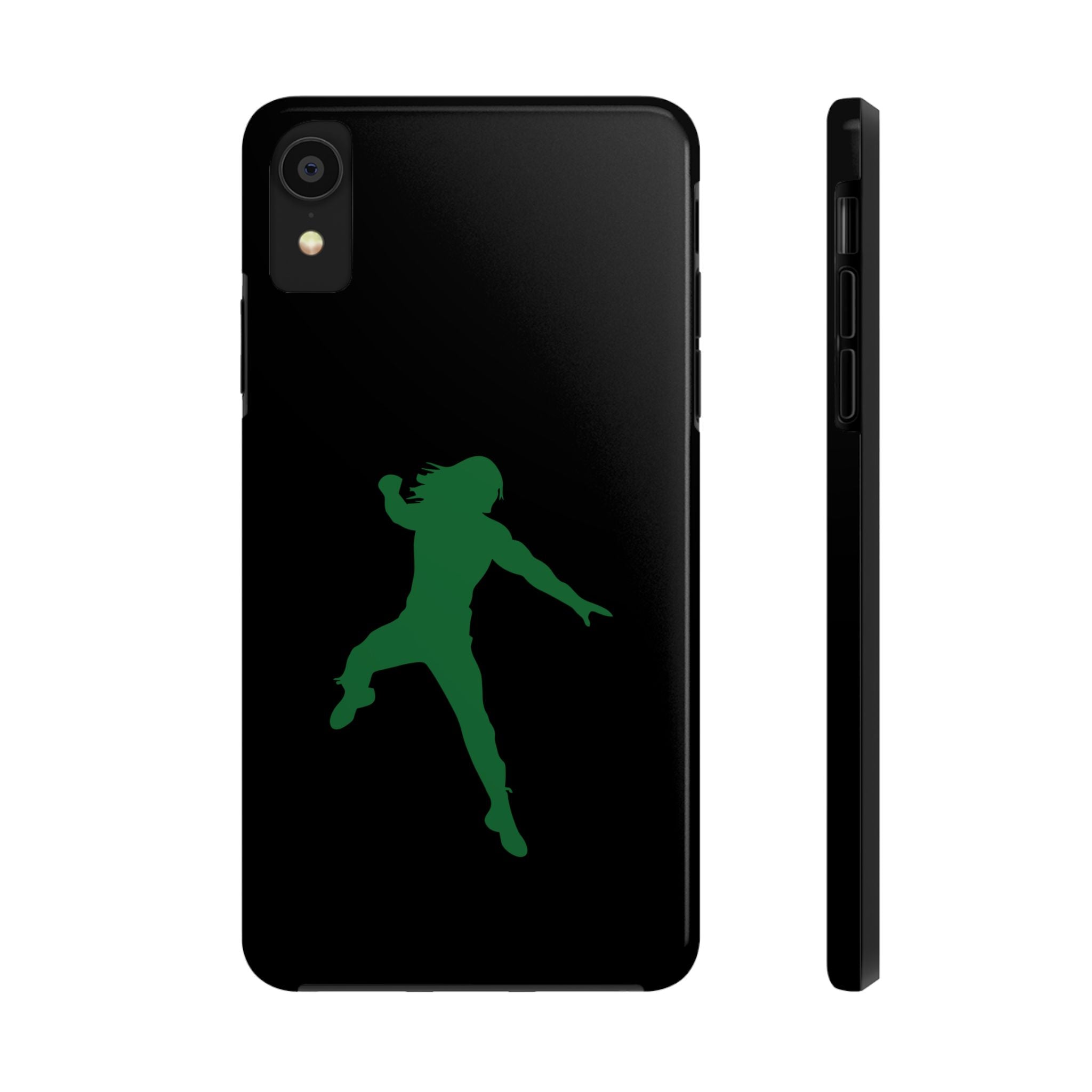 Roman Reigns Jump Green Graphic Design, iPhone and Samsung Case Cool Graphic Sports Fan Phone Case