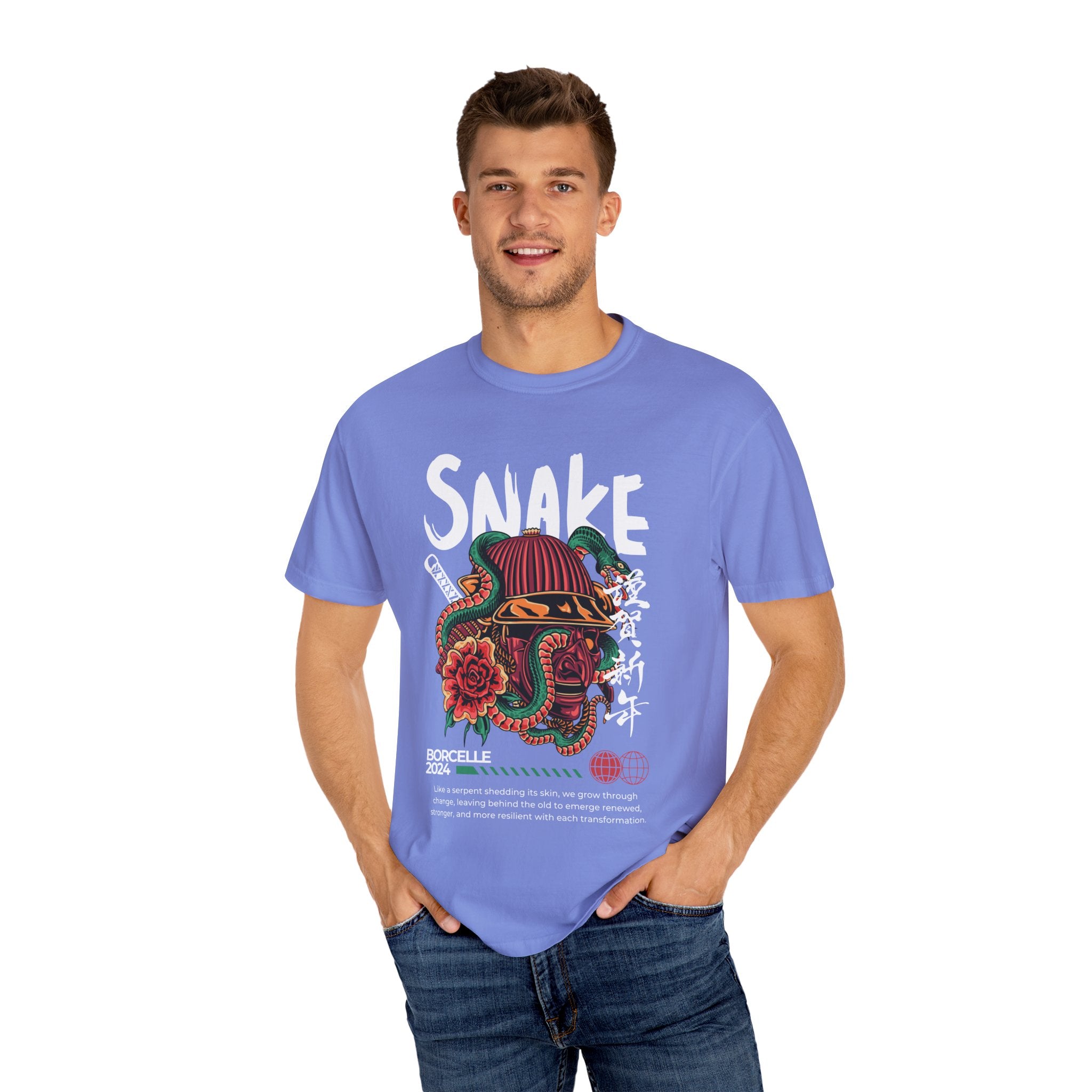 Snake, Graphic Design Unisex T-shirt, Casual Cotton Outwear, Gift for Him- Gift for Her, Stylish Tee, Cool Shirt, Trendy Apparel, Comfortable Top,