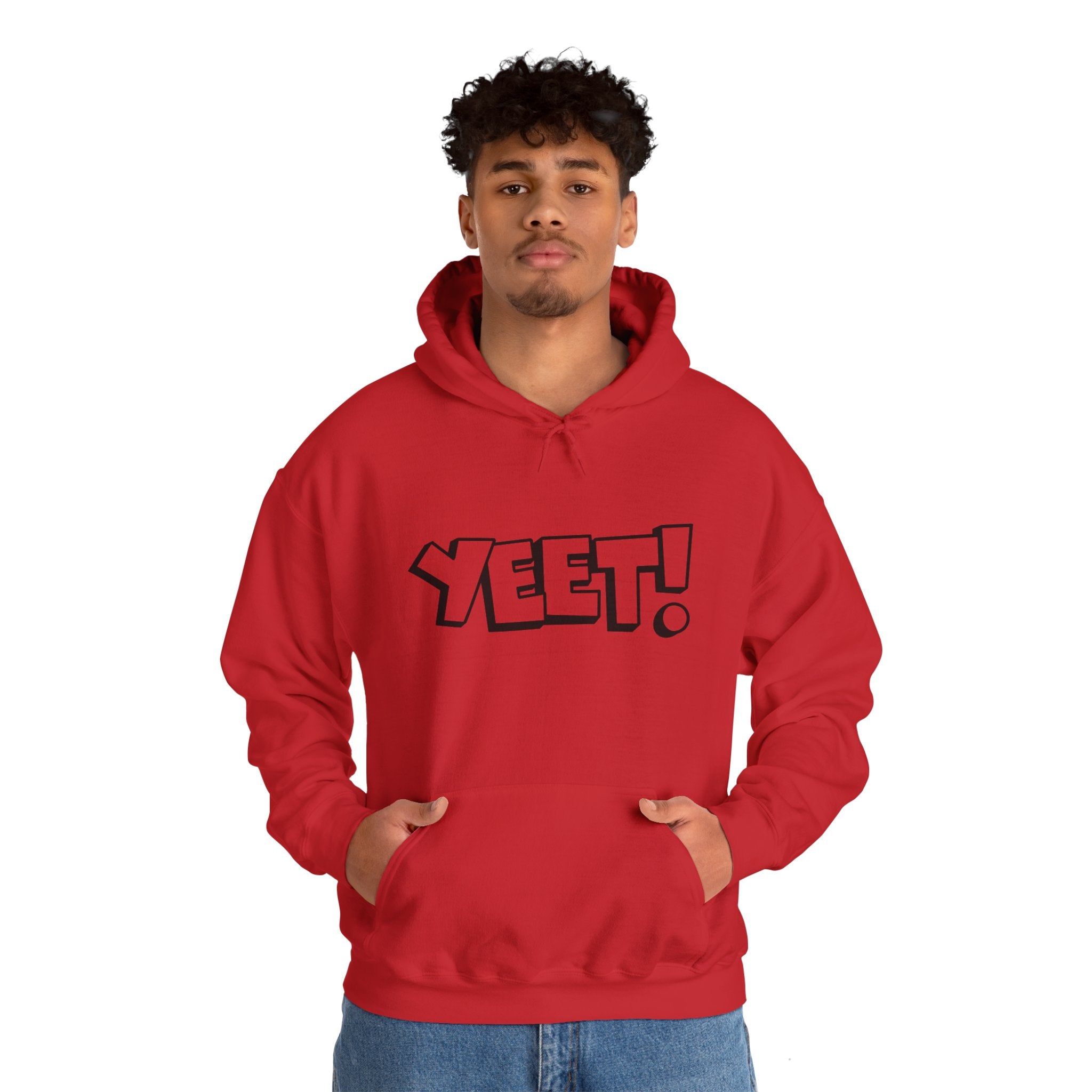 Yeet Graphic Hoodies, Gift for Her - Gift for Him, Sports Fan Wrestling Unisex Hooded Sweatshirt, Casual Outwear