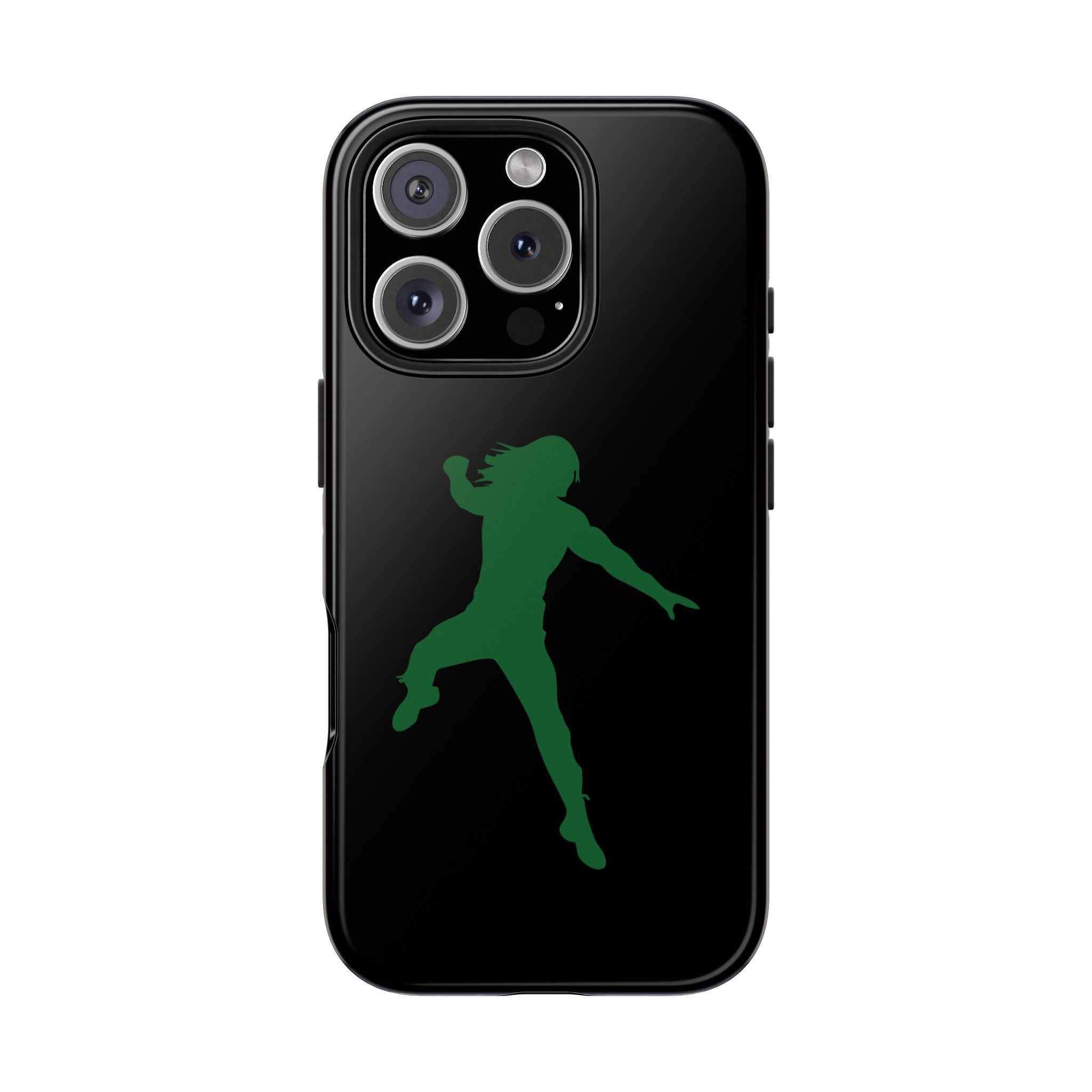 Roman Reigns Jump Green Graphic Design, iPhone and Samsung Case Cool Graphic Sports Fan Phone Case