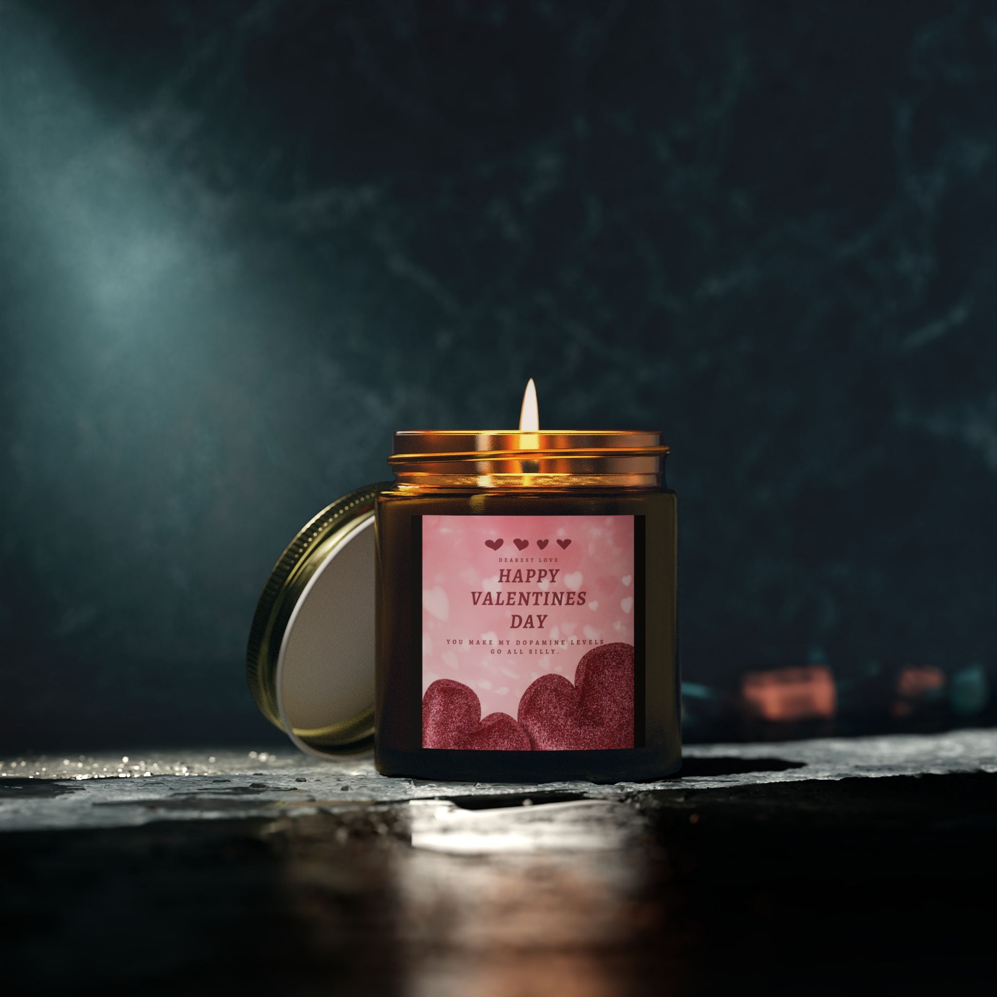 Dearest Love, Happy Valentine's Day Candle, Scented Candles, Luxury Candles Gifts for Women, Stress Relief Luxury Aromatherapy Candles, Romantic Candle Valentines Day Gifts for Her