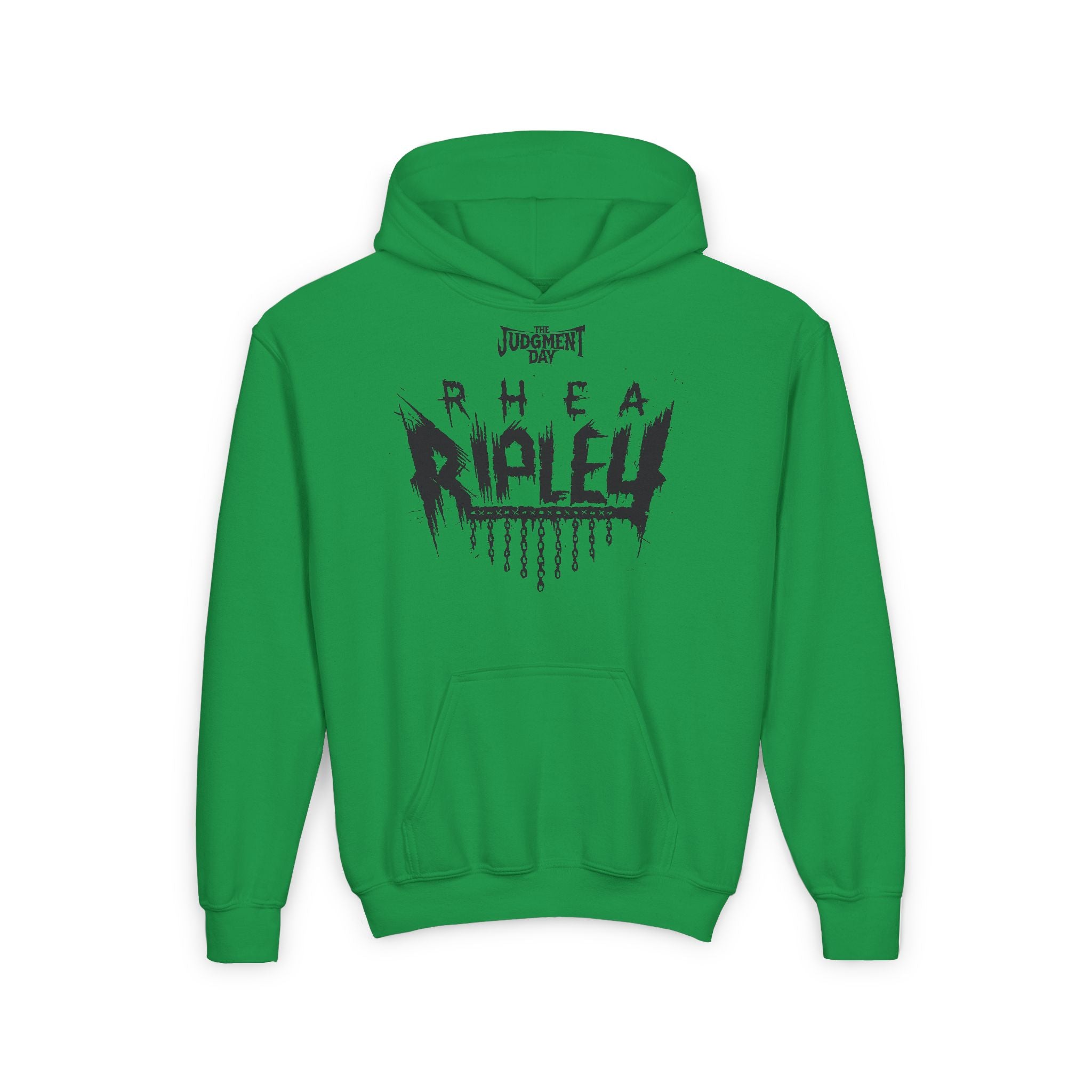 Copy of White The Judgement Day Rhea Ripley Shirt Design, Sports Fan Kids Hoodies - Youth Heavy Blend Hooded Sweatshirt, Unisex Wrestling Fan Hoodies, Gift for Her-Him, Casual Outwear