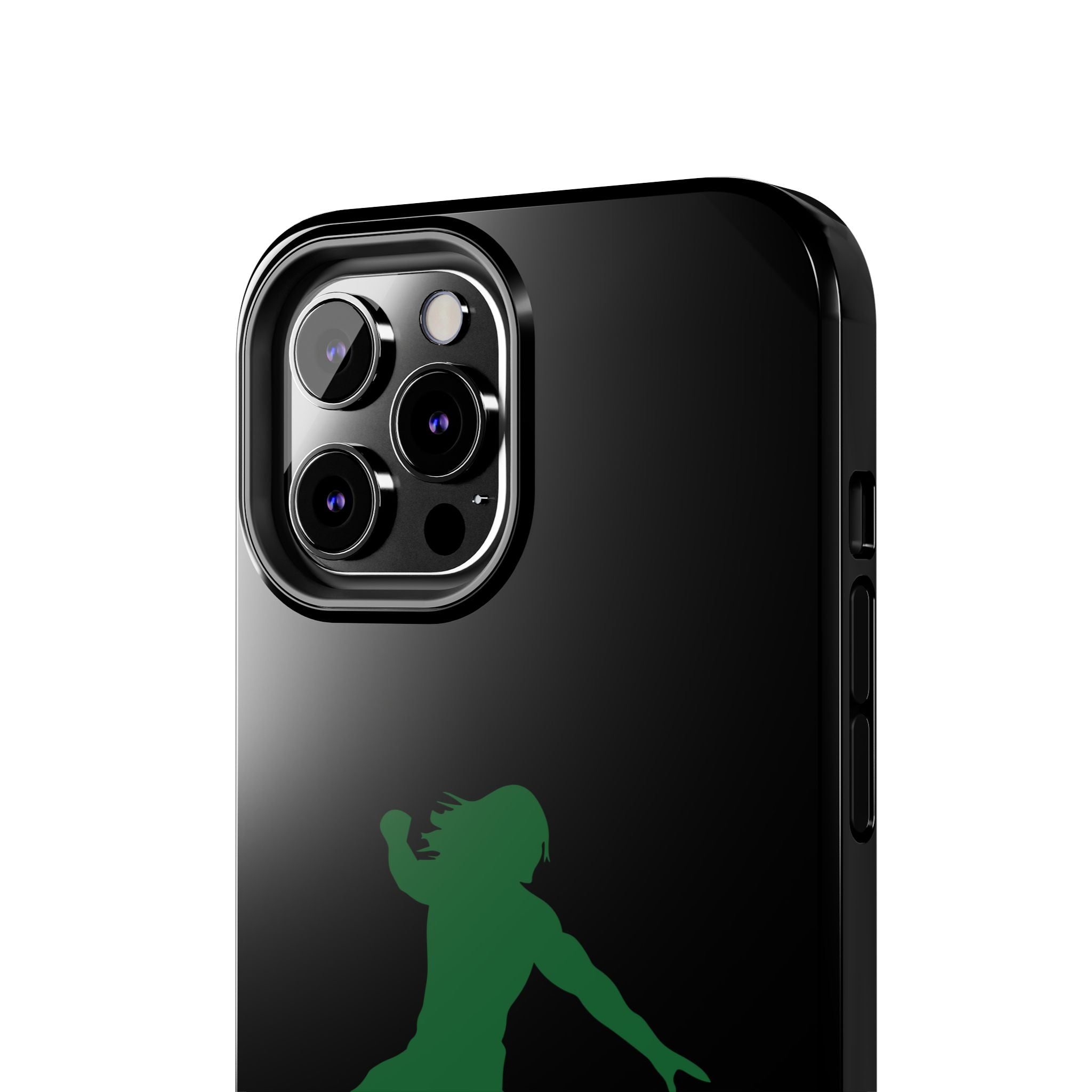 Roman Reigns Jump Green Graphic Design, iPhone and Samsung Case Cool Graphic Sports Fan Phone Case