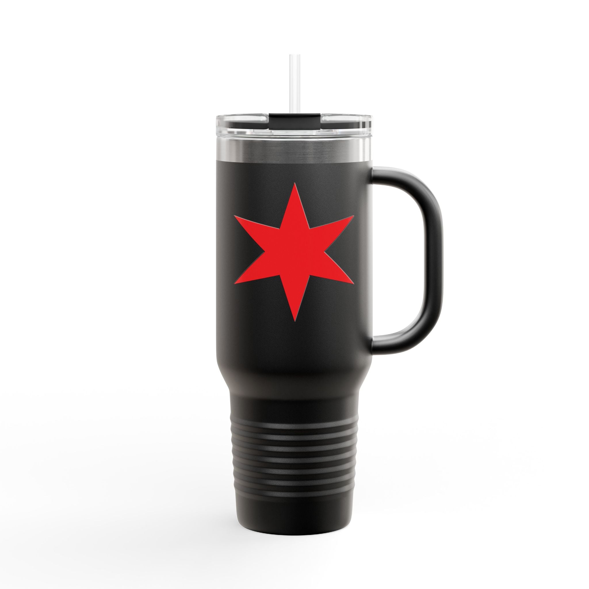 CM Punk Chicago Star Graphic Design,  Insulated Travel Mug, Gift for Her Gift for Him - 40oz, Gift for Her, Gift for Him