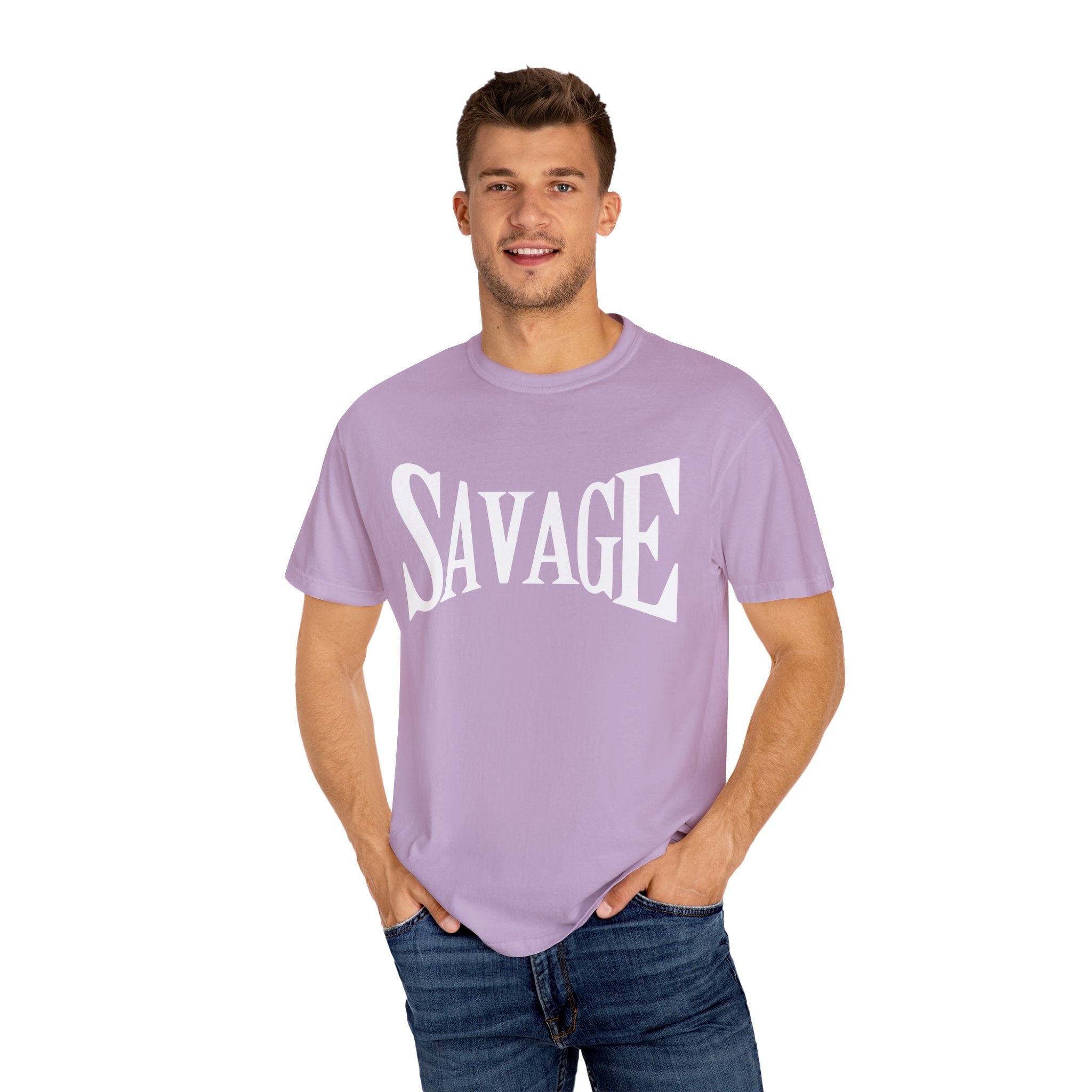 Savage, Graphic Design Unisex T-shirt, Casual Cotton Outwear, Gift for Him- Gift for Her, Stylish Tee, Cool Shirt, Trendy Apparel, Comfortable Top,