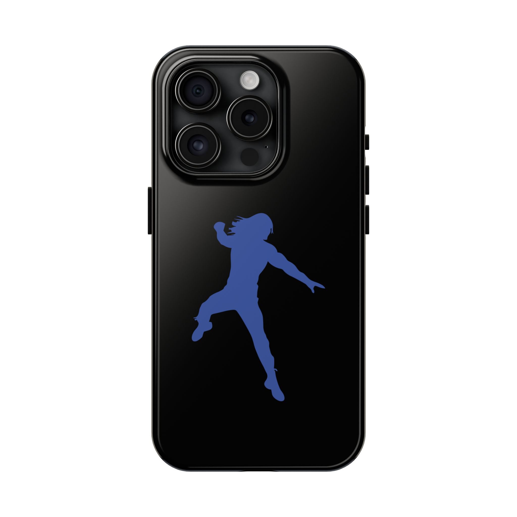 Roman Reigns Jump Blue Graphic Design, iPhone and Samsung Case Cool Graphic Sports Fan Phone Case