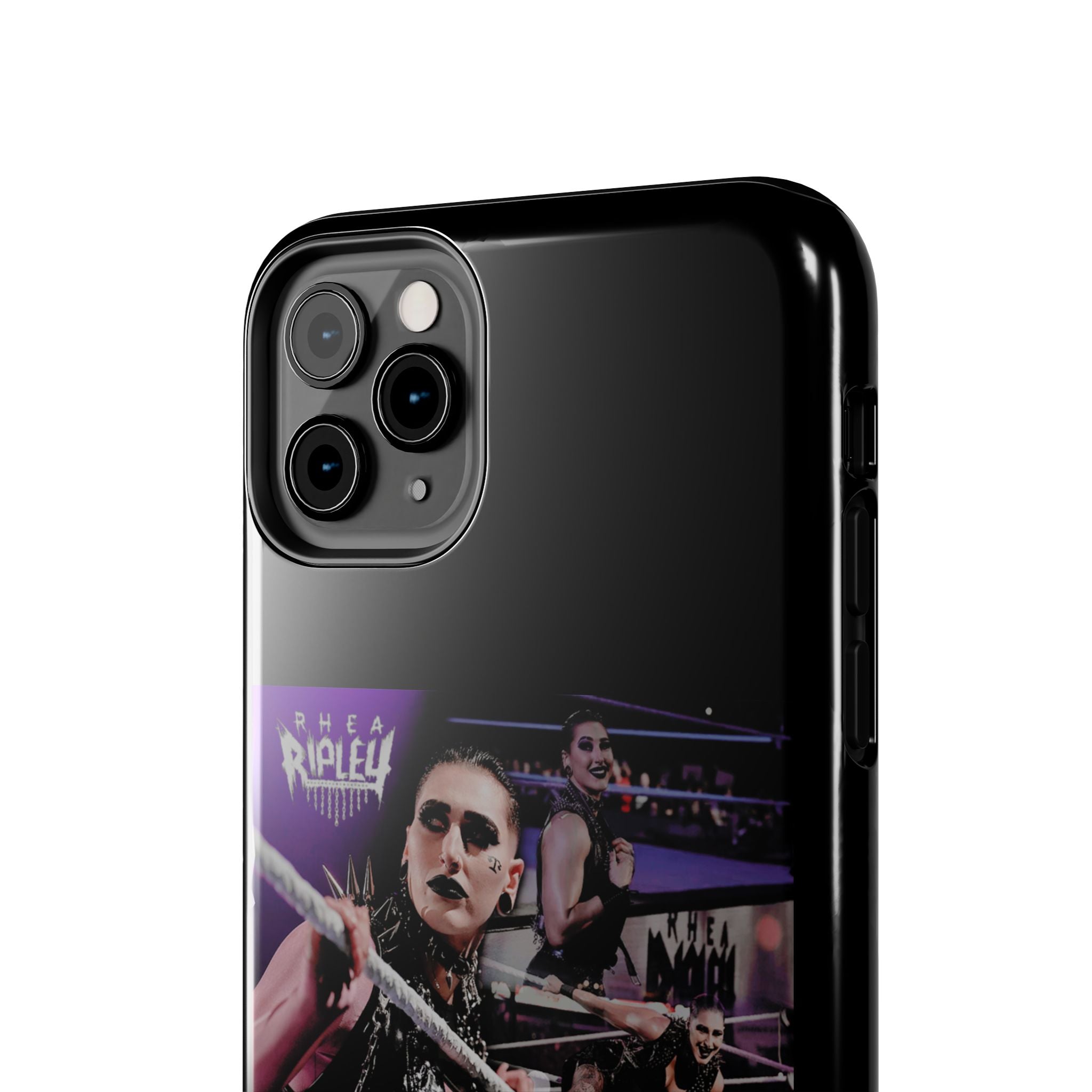 Rhea Ripley Wrap Graphic Portrait Design, iPhone and Samsung Case Cool Graphic Sports Fan Phone Case