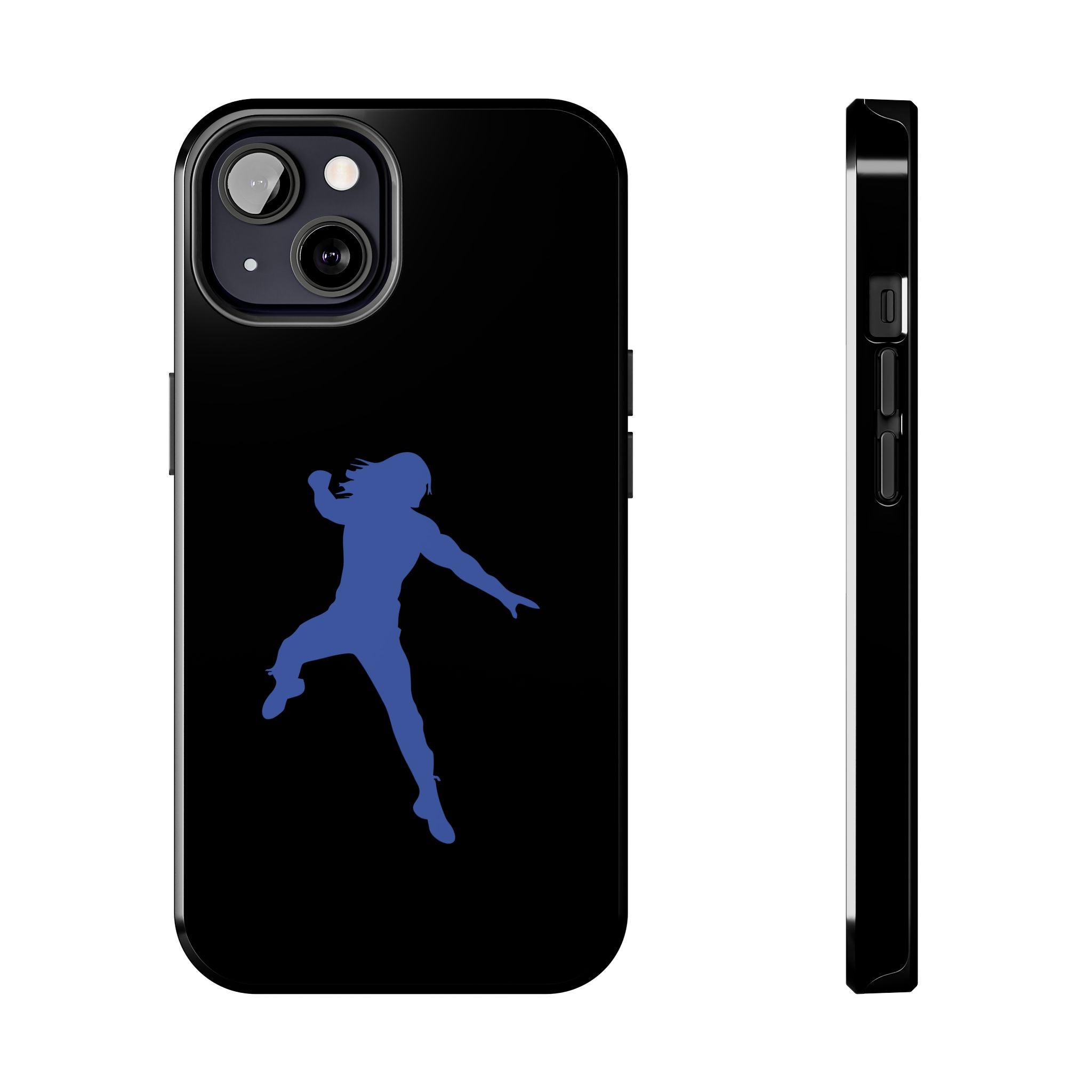 Roman Reigns Jump Blue Graphic Design, iPhone and Samsung Case Cool Graphic Sports Fan Phone Case