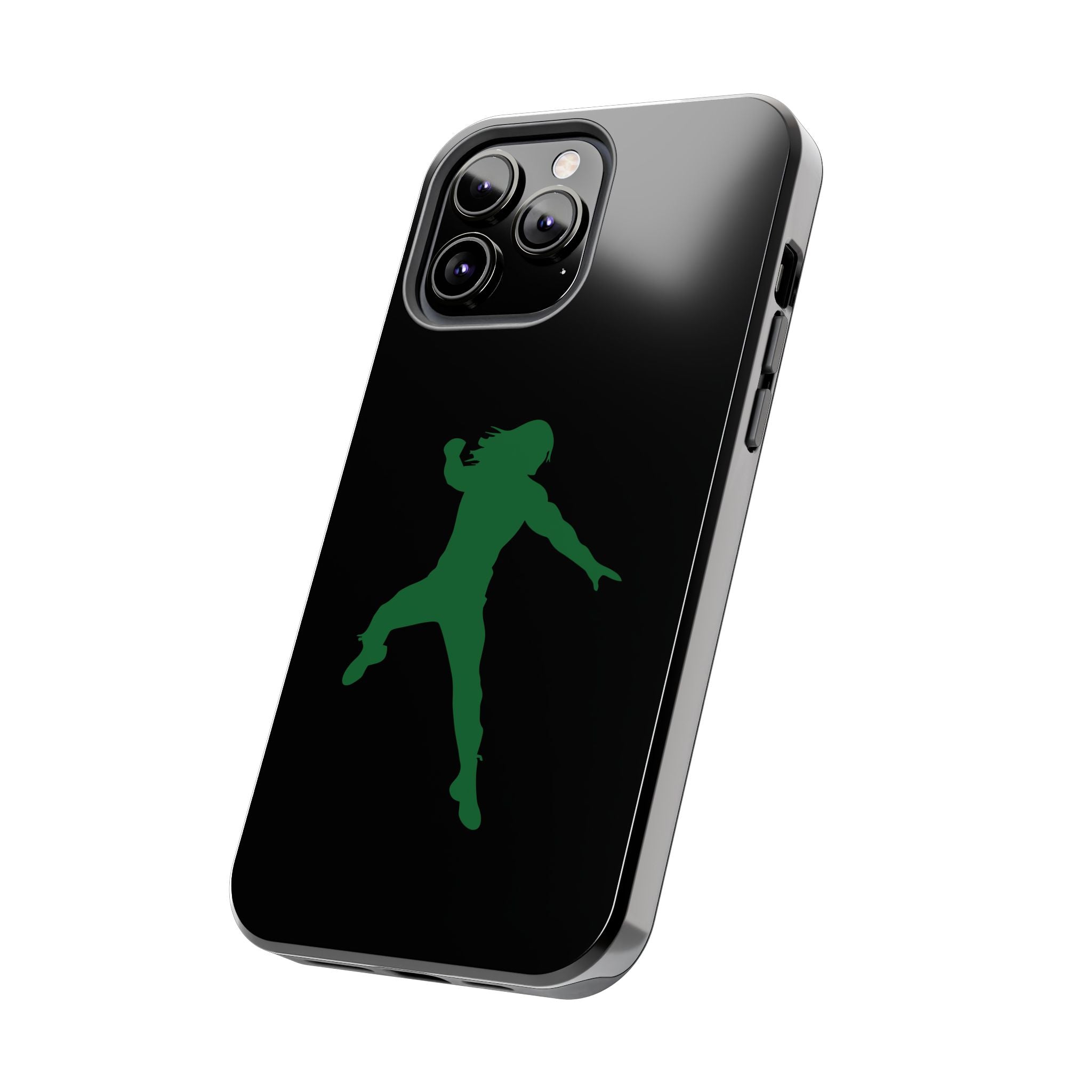 Roman Reigns Jump Green Graphic Design, iPhone and Samsung Case Cool Graphic Sports Fan Phone Case