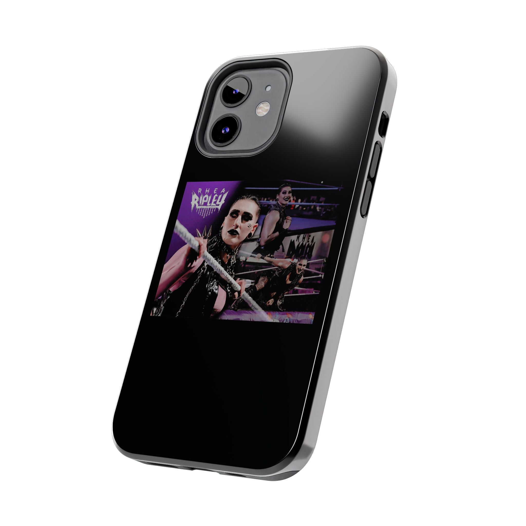 Rhea Ripley Wrap Graphic Portrait Design, iPhone and Samsung Case Cool Graphic Sports Fan Phone Case