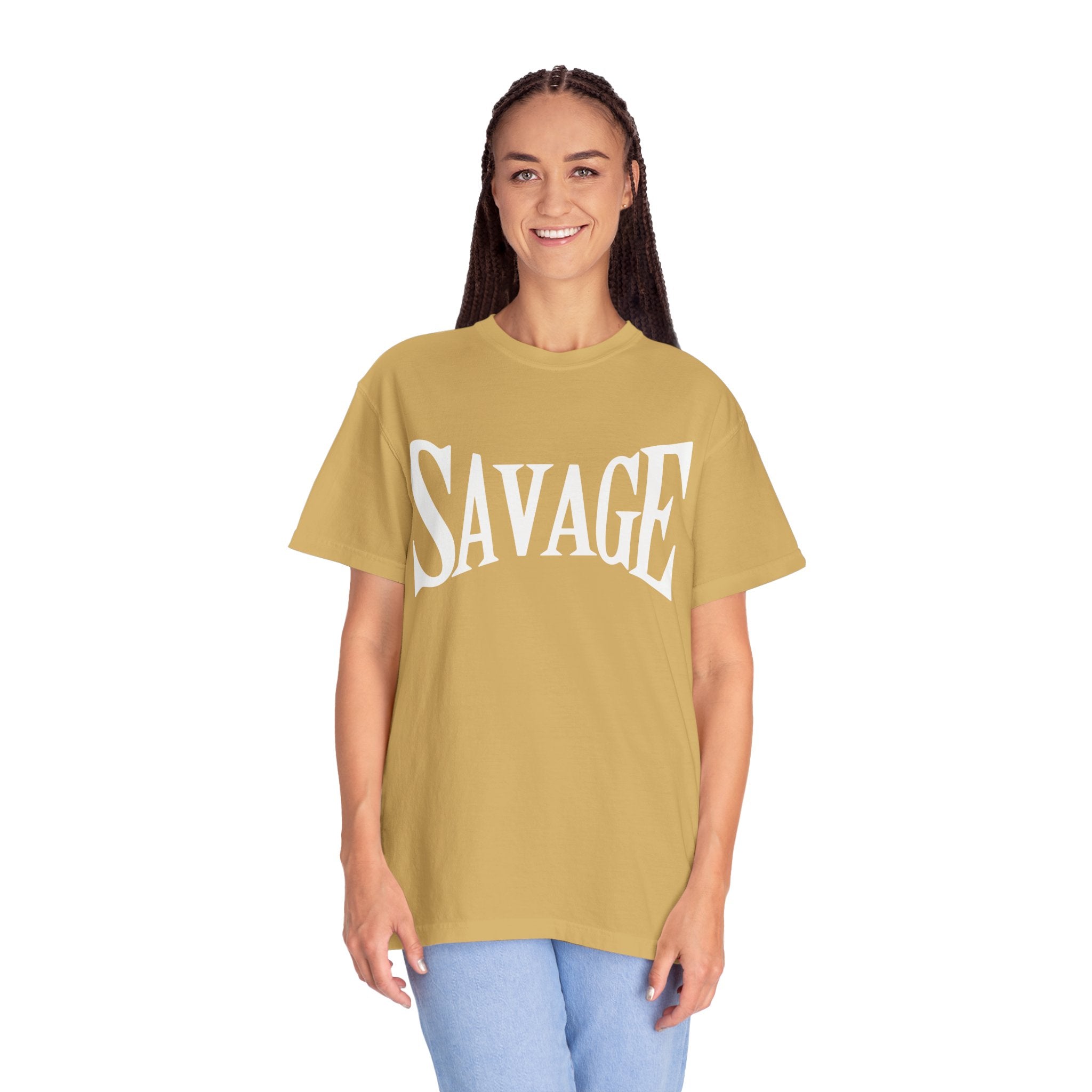 Savage, Graphic Design Unisex T-shirt, Casual Cotton Outwear, Gift for Him- Gift for Her, Stylish Tee, Cool Shirt, Trendy Apparel, Comfortable Top,