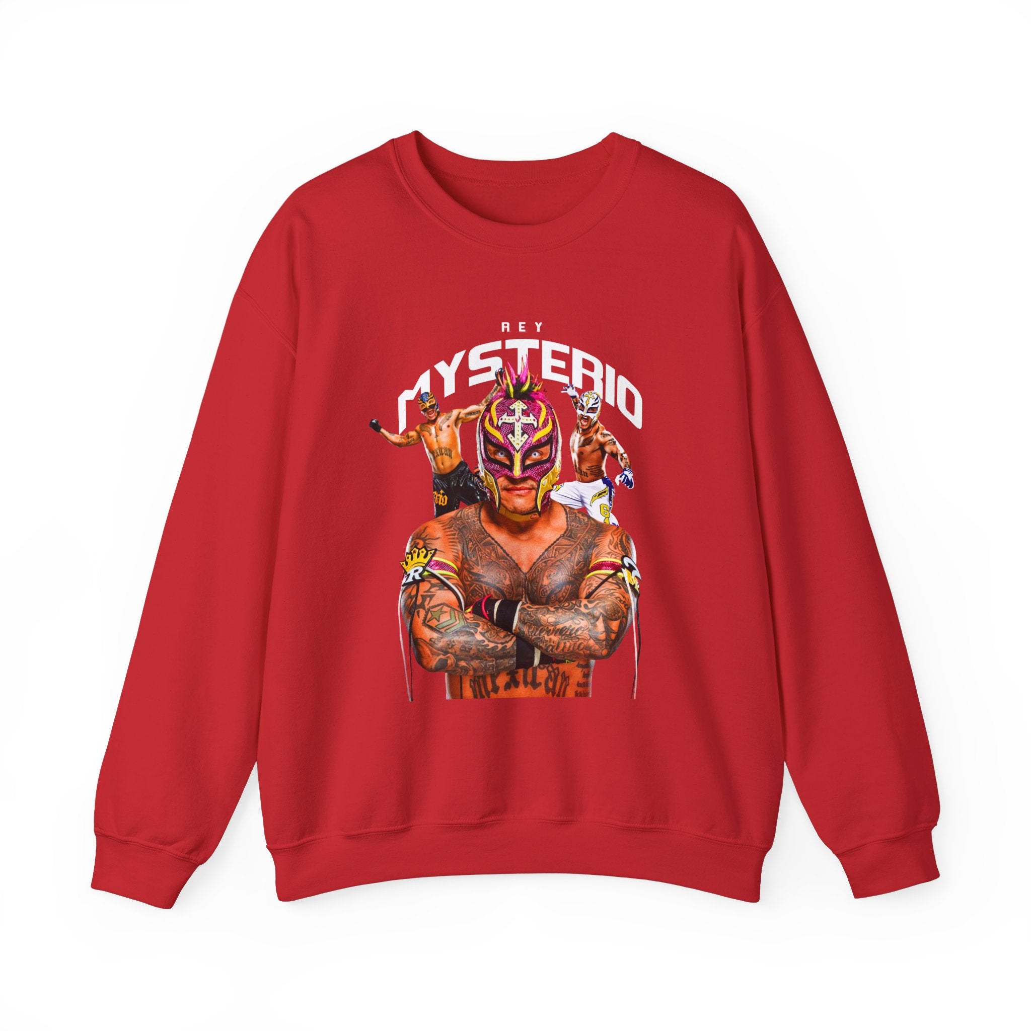 Rey Mysterio Sweatshirt, Sports Sweatshirt, Wrestling Fan Unisex Sweatshirt - Gift for Him or Her, Casual Outwear, Heavy Blend Crewneck Sweatshirt