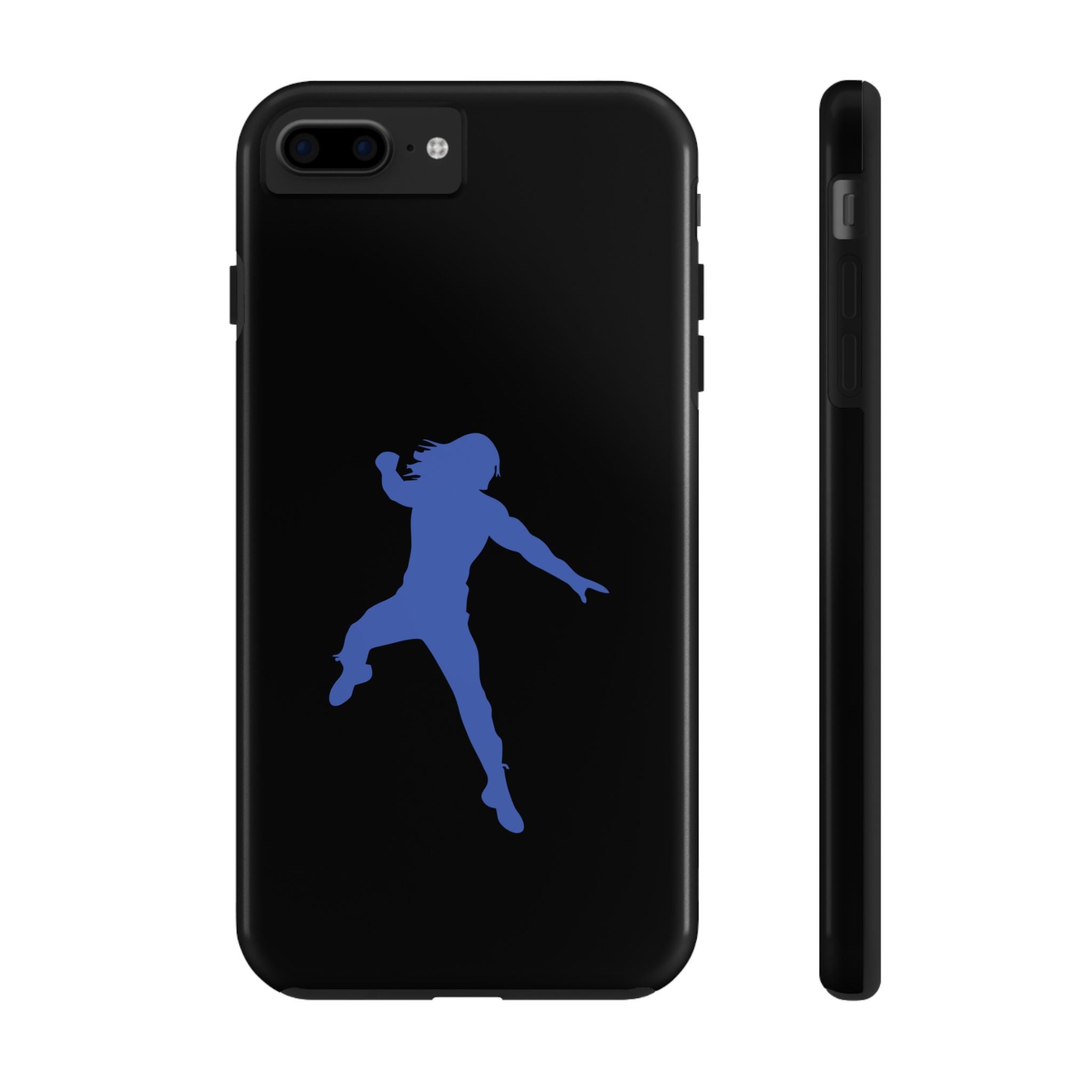 Roman Reigns Jump Blue Graphic Design, iPhone and Samsung Case Cool Graphic Sports Fan Phone Case