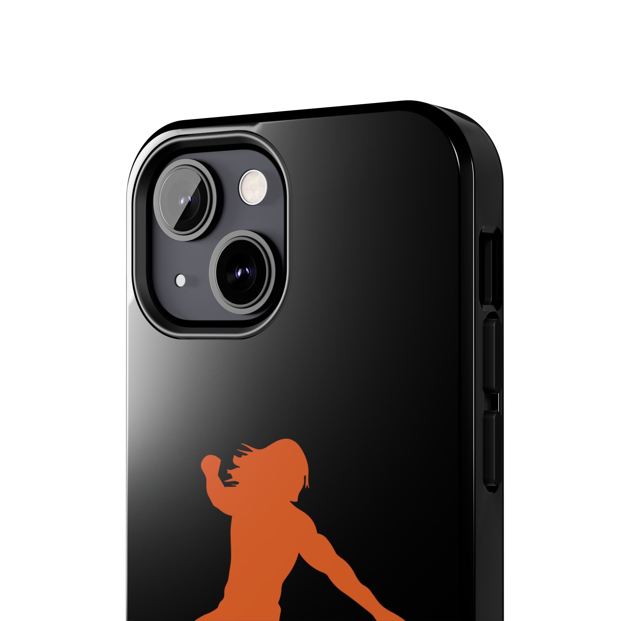 Roman Reigns Jump Orange Graphic Design, iPhone and Samsung Case Cool Graphic Sports Fan Phone Case