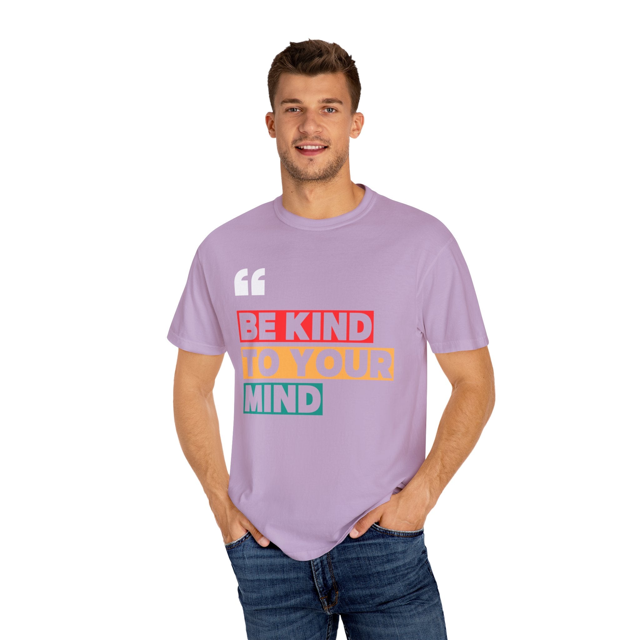 Be Kind to Your Mind, Graphic Design Unisex T-shirt, Casual Cotton Outwear, Gift for Him- Gift for Her, Stylish Tee, Cool Shirt, Trendy Apparel, Comfortable Top,