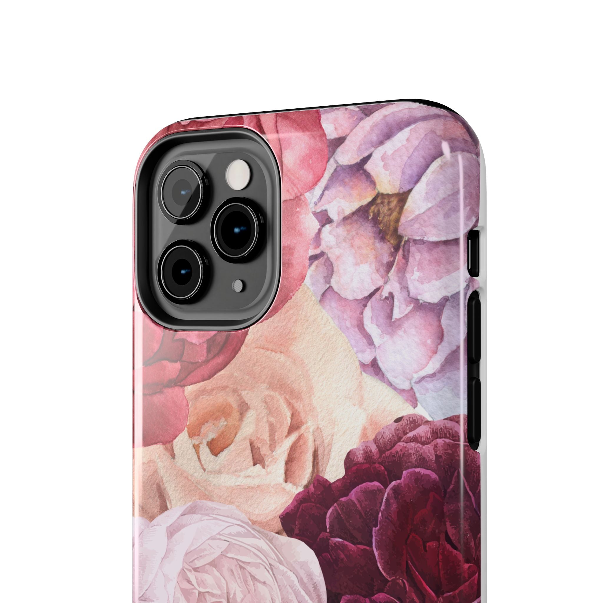 Pink Purple Watercolor Flower, Elegant Phone Cases, Stylish Phone Covers, Chic Phone Protectors, Fashionable Case for Her, Trendy Smartphone Accessories