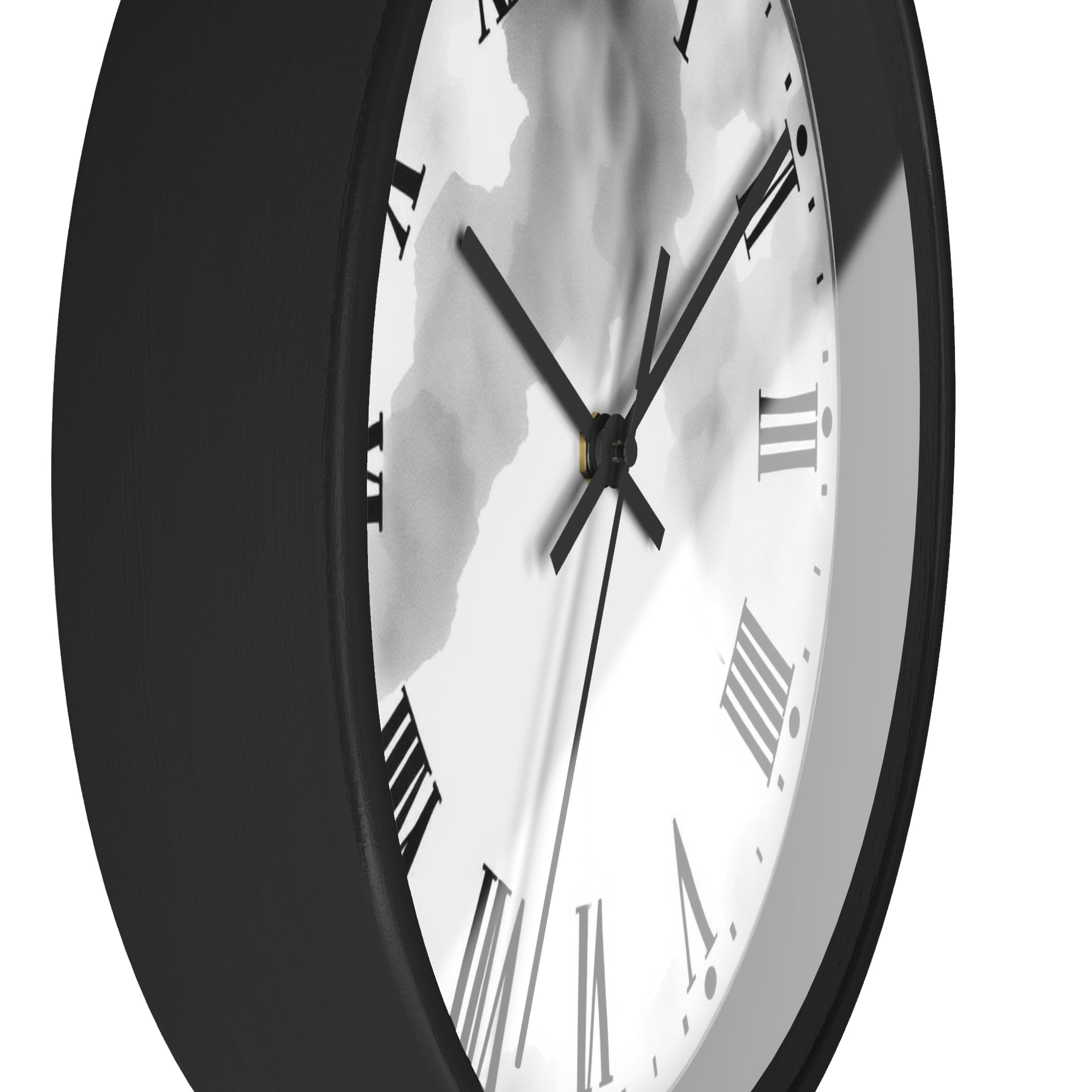 Classic Black and White Design Elegant Wall Clock, Home Decor, Wall Art