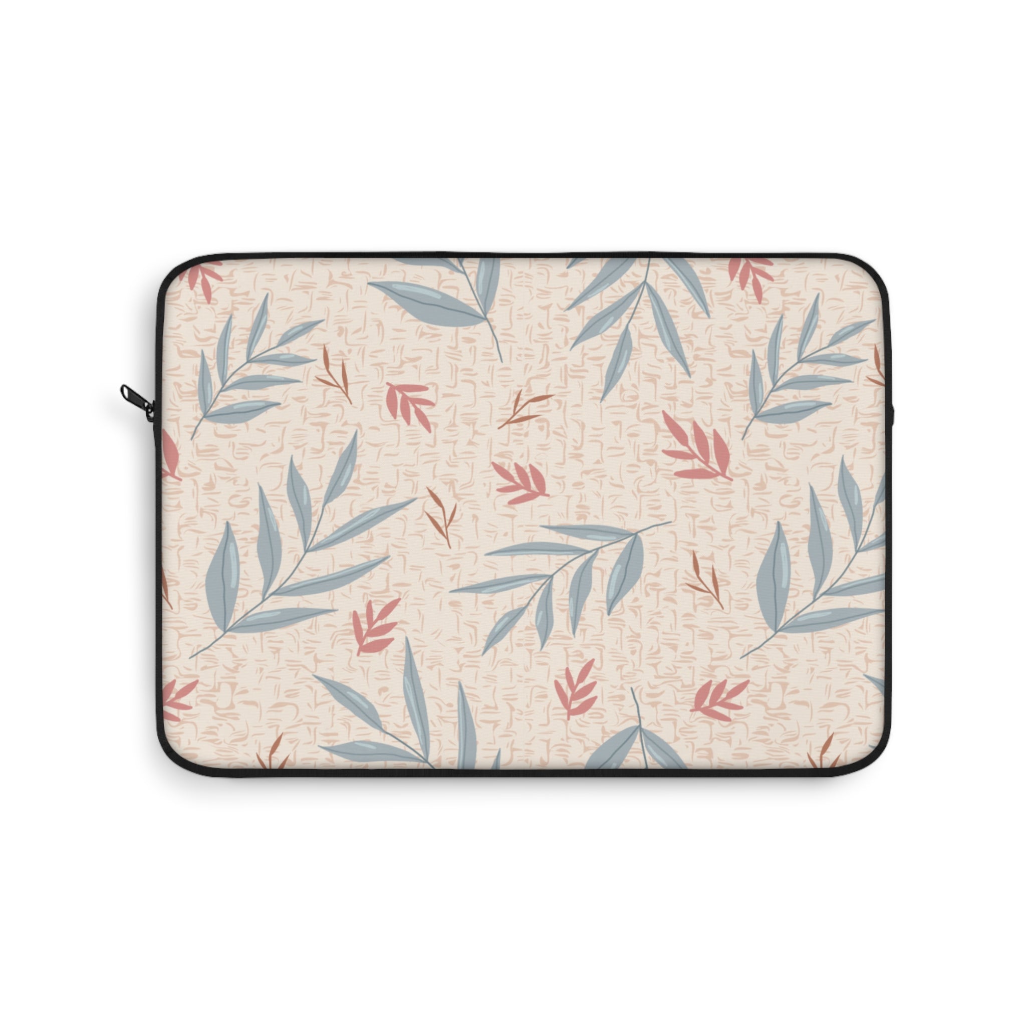 Beige Red Modern Pattern Laptop Carrying Case, Computer Sleeve | Patchwork Cottage, Laptop Sleeve - Valentine's Day Gift