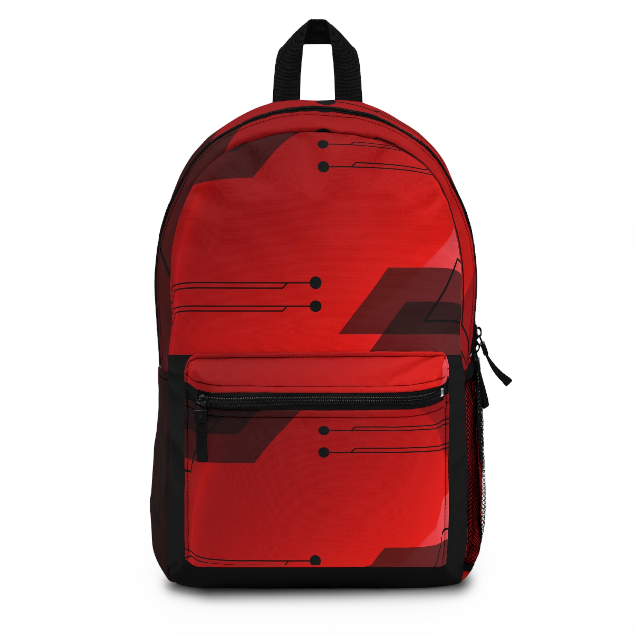 Classic Backpack Red- Multiple Organizational Compartments - Great for Work and Travel, Ideal as a backpack for women or men