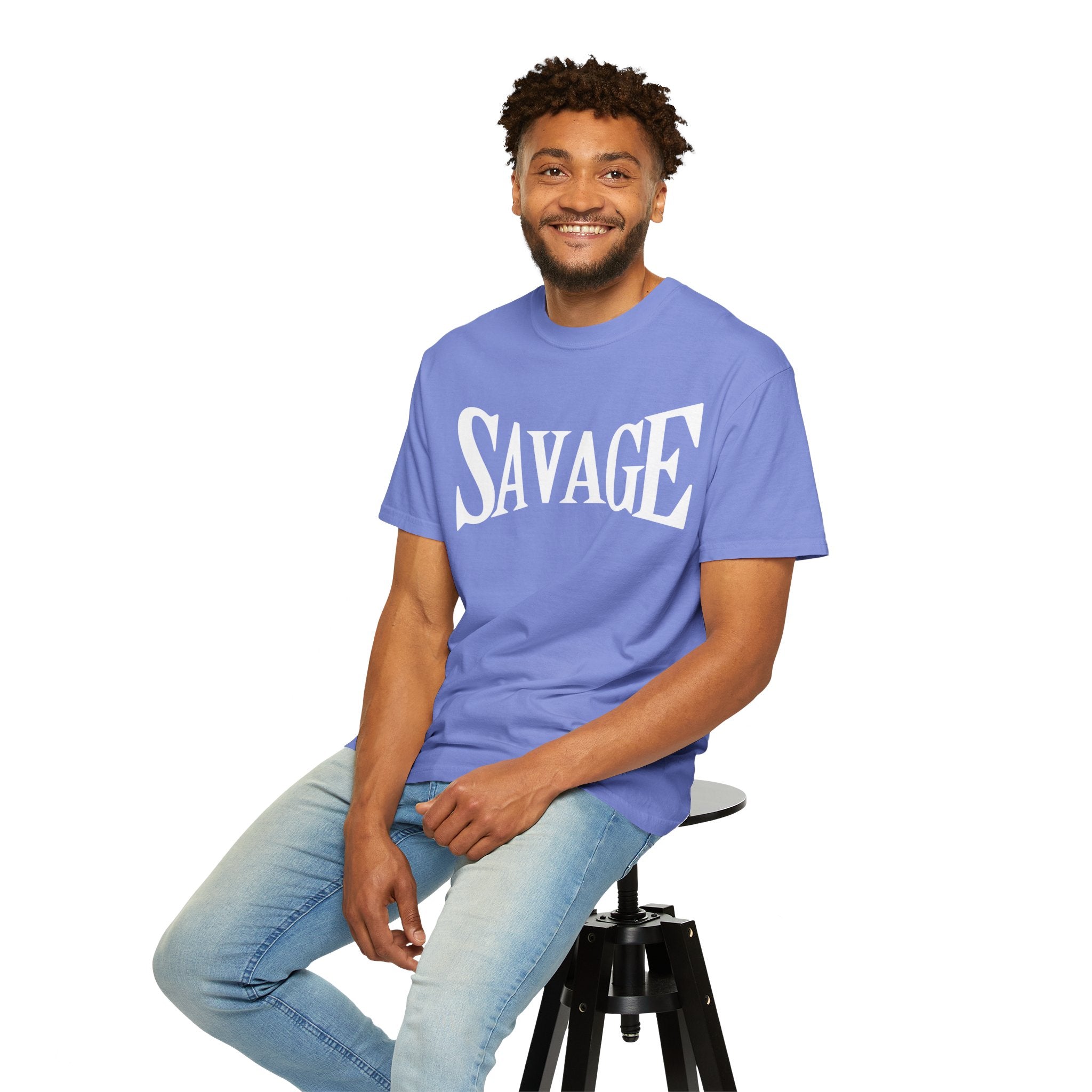 Savage, Graphic Design Unisex T-shirt, Casual Cotton Outwear, Gift for Him- Gift for Her, Stylish Tee, Cool Shirt, Trendy Apparel, Comfortable Top,