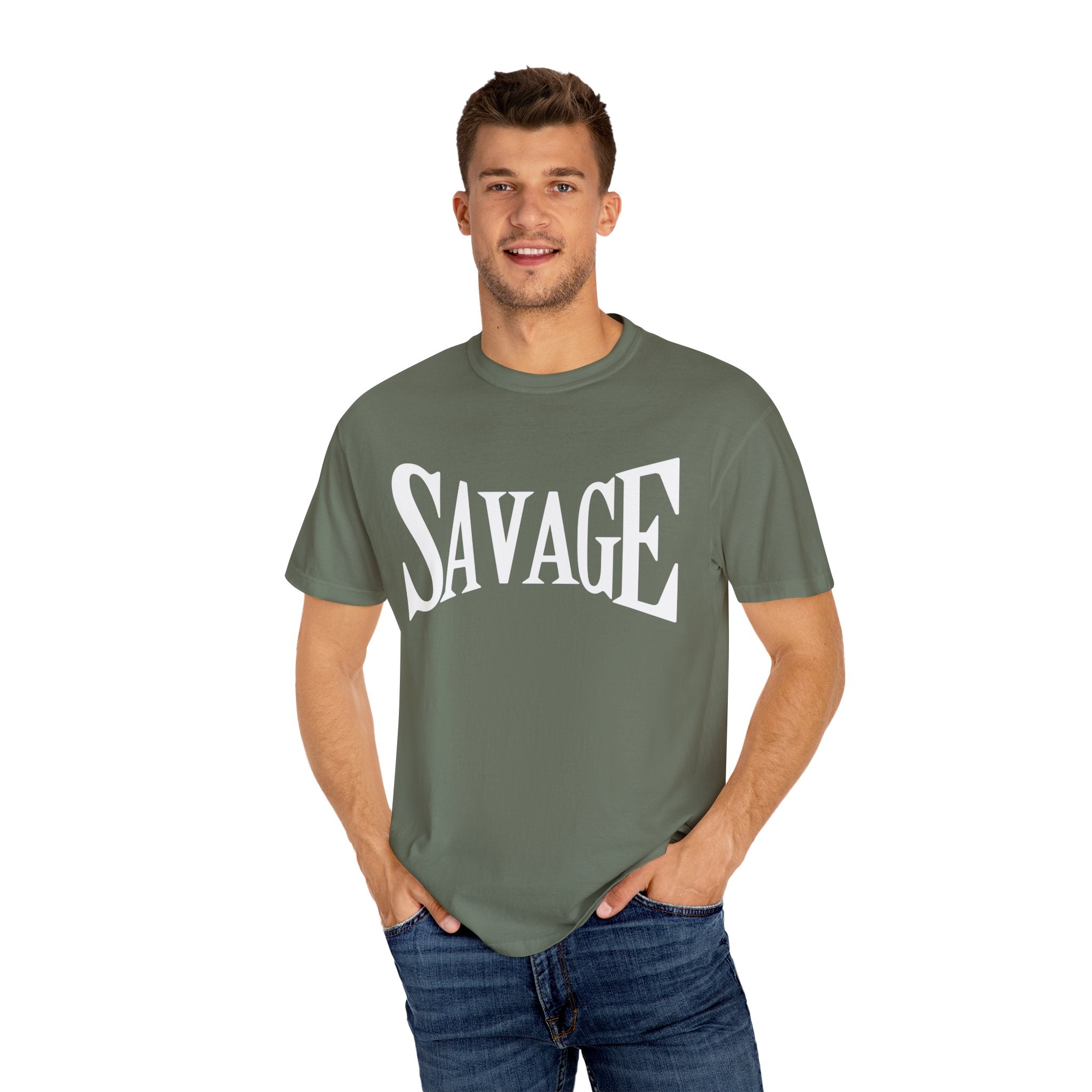 Savage, Graphic Design Unisex T-shirt, Casual Cotton Outwear, Gift for Him- Gift for Her, Stylish Tee, Cool Shirt, Trendy Apparel, Comfortable Top,