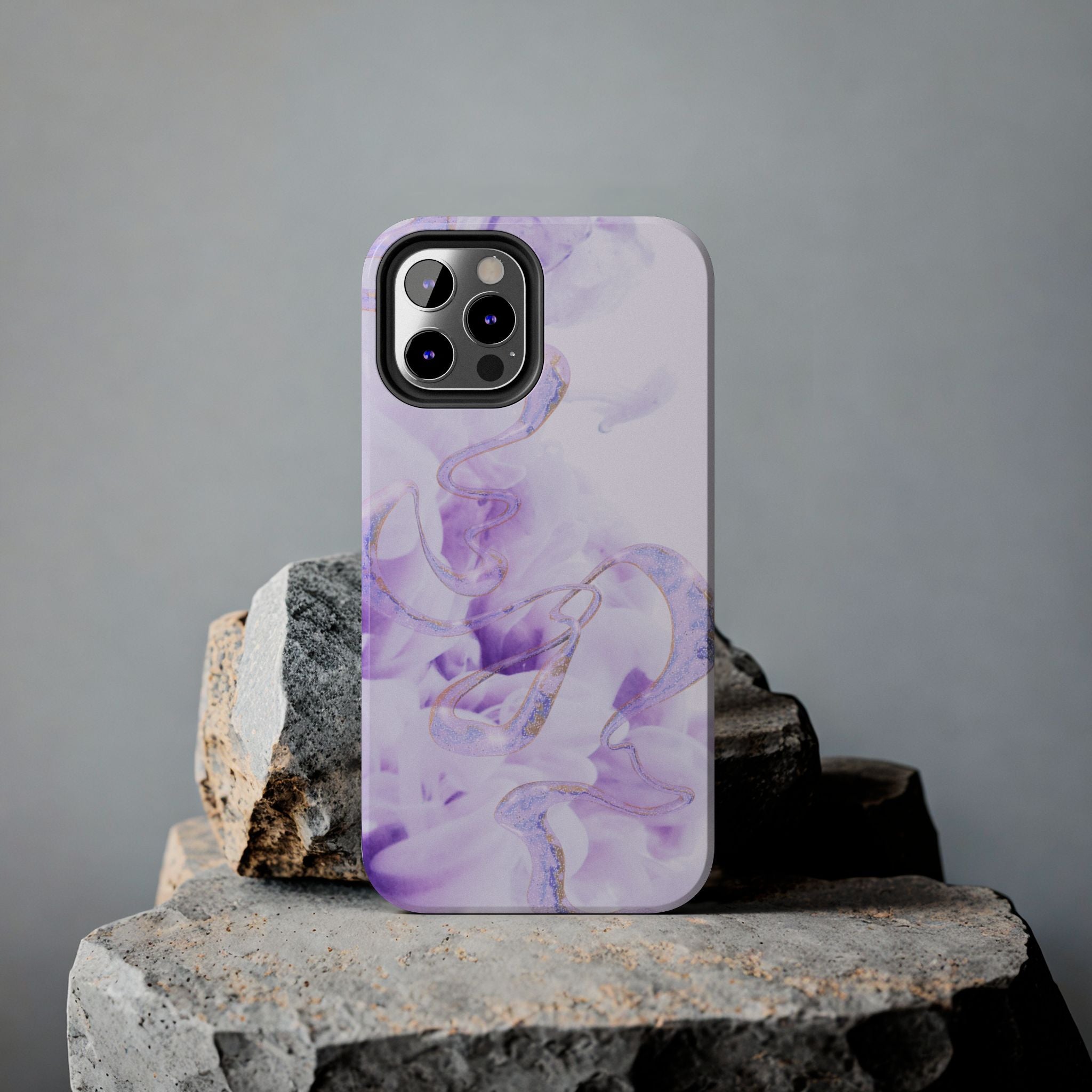 Abstract Purple Fluid Design, Elegant Phone Cases, Stylish Phone Covers, Chic Phone Protectors, Fashionable Case for Her, Trendy Smartphone Accessories