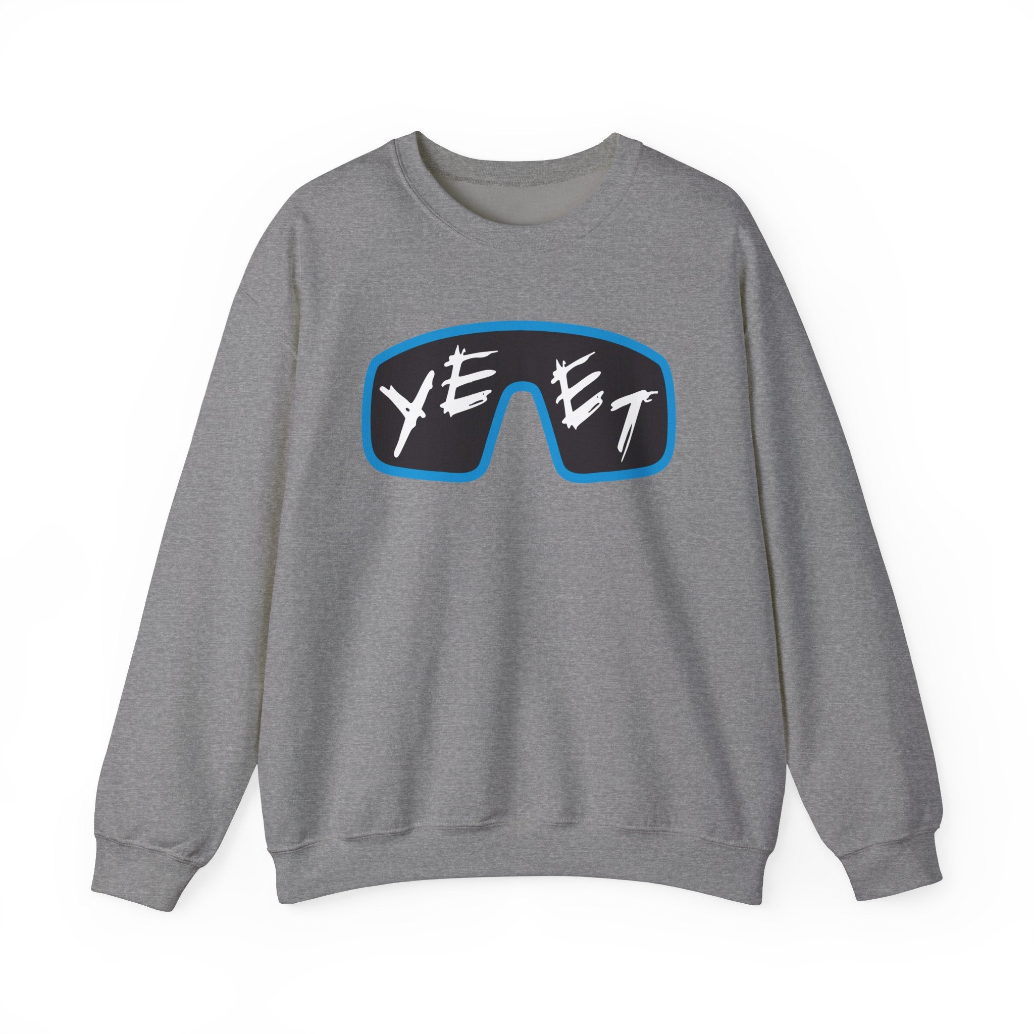 Yeet Glasses Sweatshirt, Wrestling Fan Unisex Sweatshirt - Gift for Him or Her, Casual Outwear, Heavy Blend Crewneck Sweatshirt