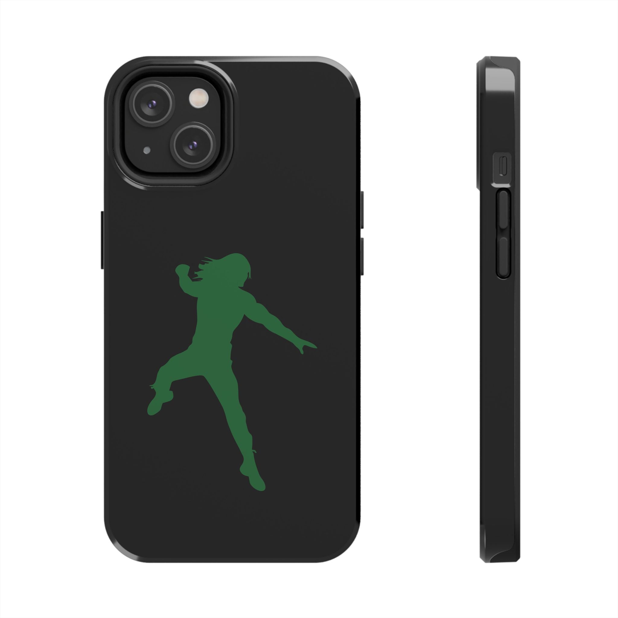 Roman Reigns Jump Green Graphic Design, iPhone and Samsung Case Cool Graphic Sports Fan Phone Case