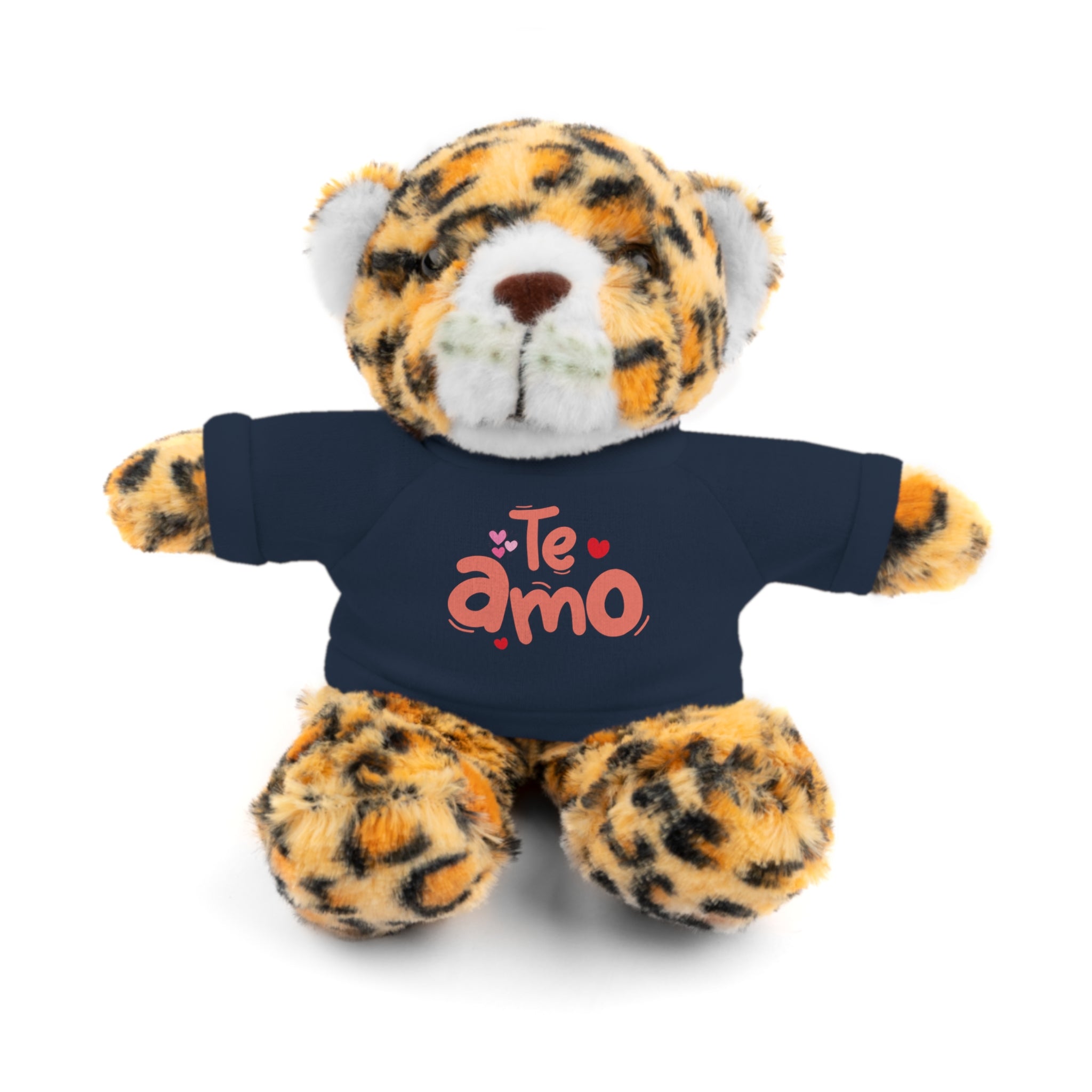 Cute Teddy Bear Plushy, Te Amo, Stuffed Animals Shirt Printed, Suitable for Soft Valentine's Day Gift