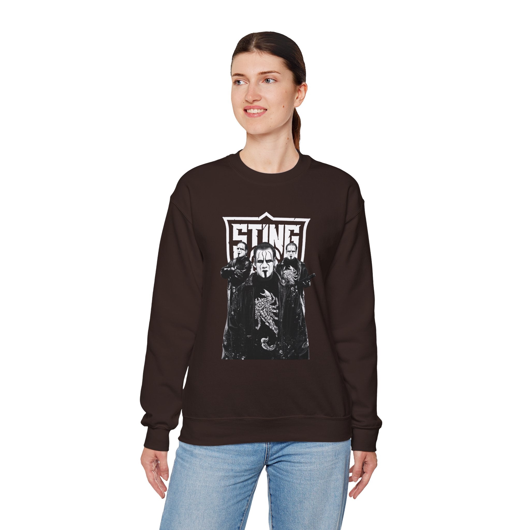 Sting Sweatshirt  Design, Sports Sweatshirt, Wrestling Fan Unisex Sweatshirt - Gift for Him or Her, Casual Outwear, Heavy Blend Crewneck Sweatshirt