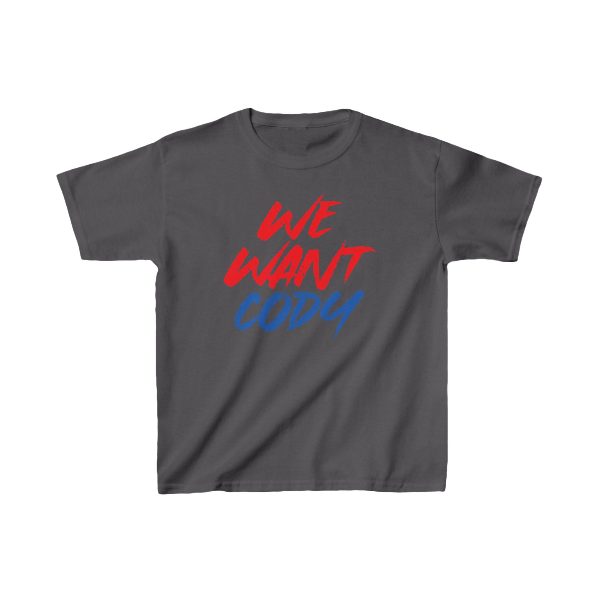 Cody Rhodes "We Want Cody" Shirt, Unisex Kids Shirt, Sports Fan T-Shirt, Best Gift for Kids,  Cotton Shirt for Kids