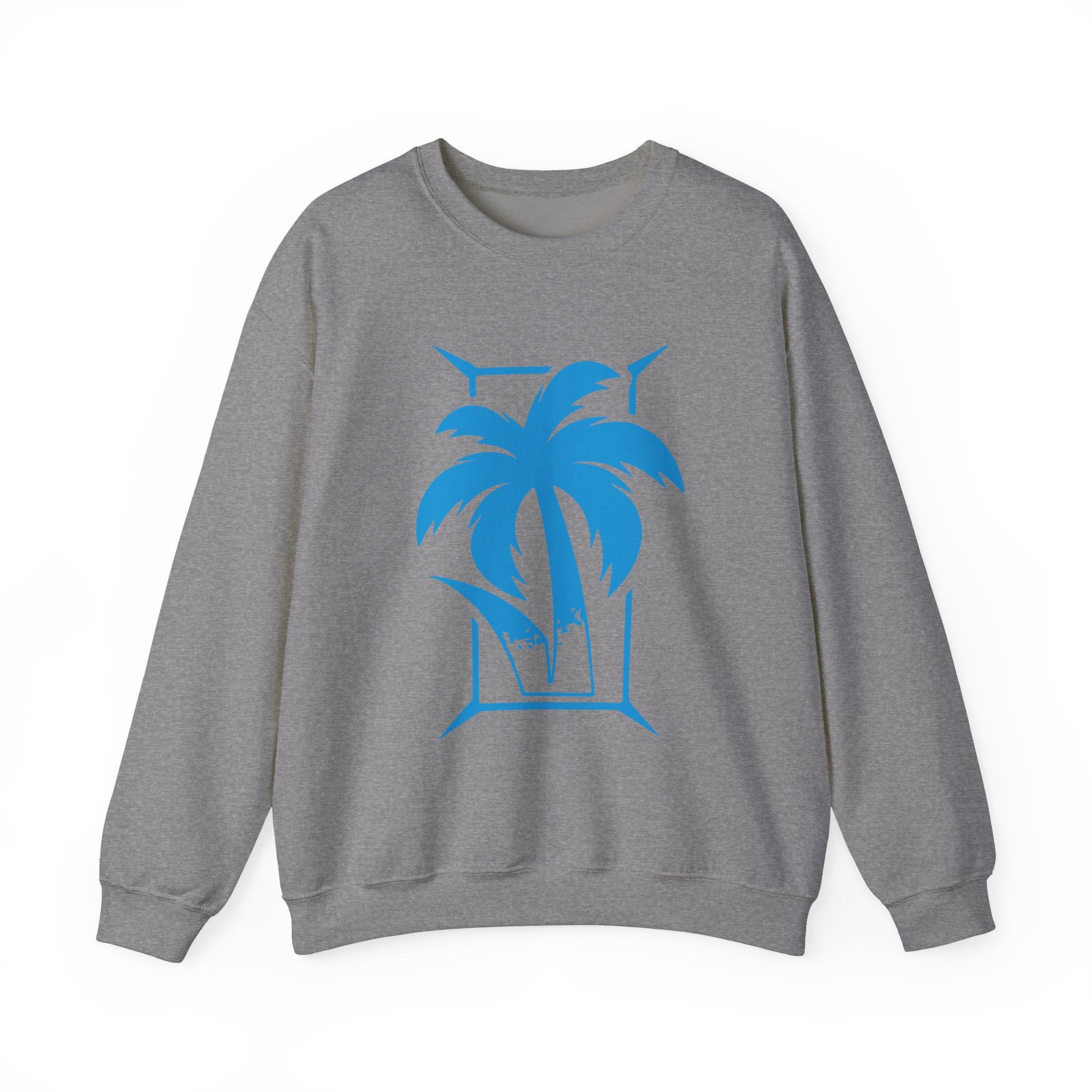 Palm Tree Design Jey Uso Sweatshirt, Wrestling Fan Unisex Sweatshirt - Gift for Him or Her, Casual Outwear, Heavy Blend Crewneck Sweatshirt