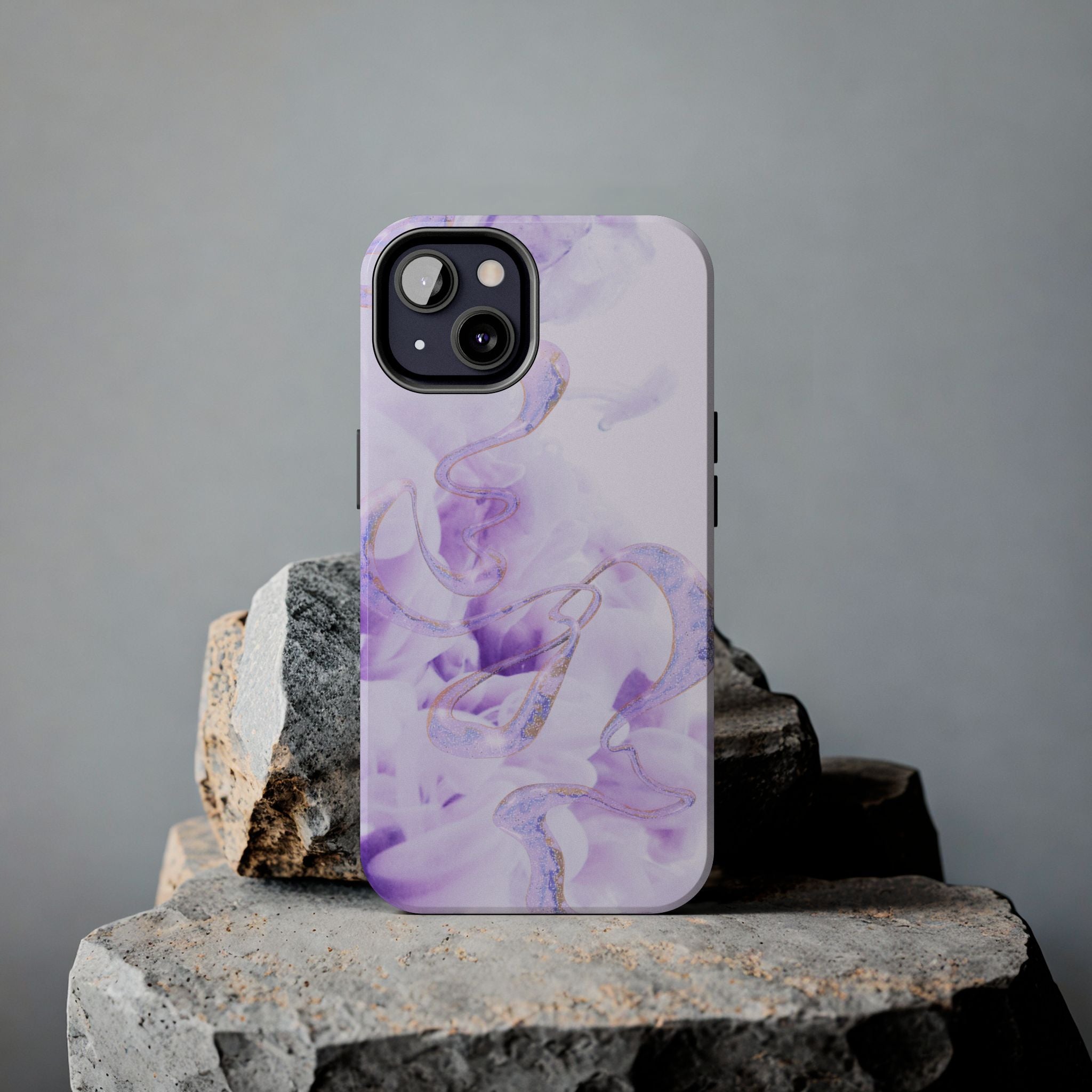 Abstract Purple Fluid Design, Elegant Phone Cases, Stylish Phone Covers, Chic Phone Protectors, Fashionable Case for Her, Trendy Smartphone Accessories