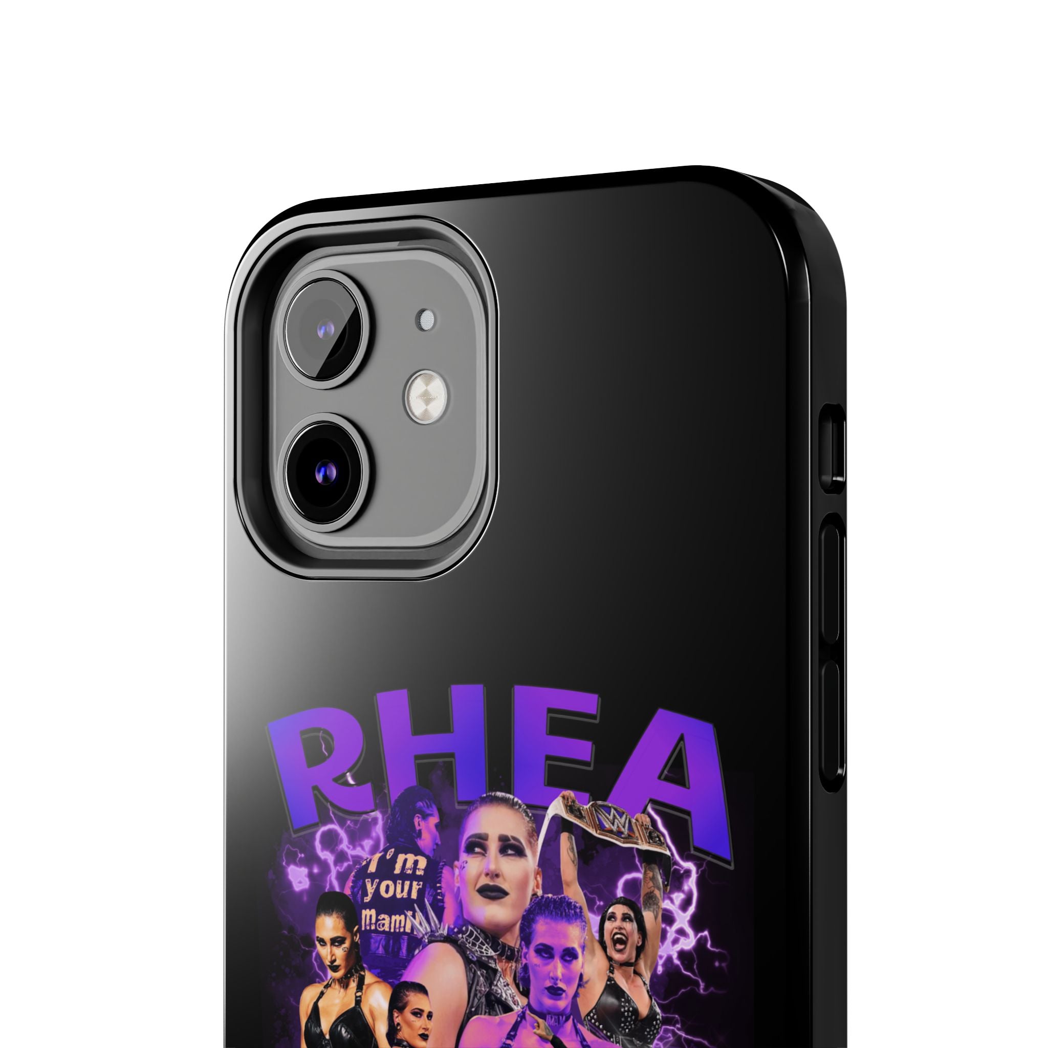 Rhea Ripley Graphic Portrait Design, iPhone and Samsung Case Cool Graphic Sports Fan Phone Case