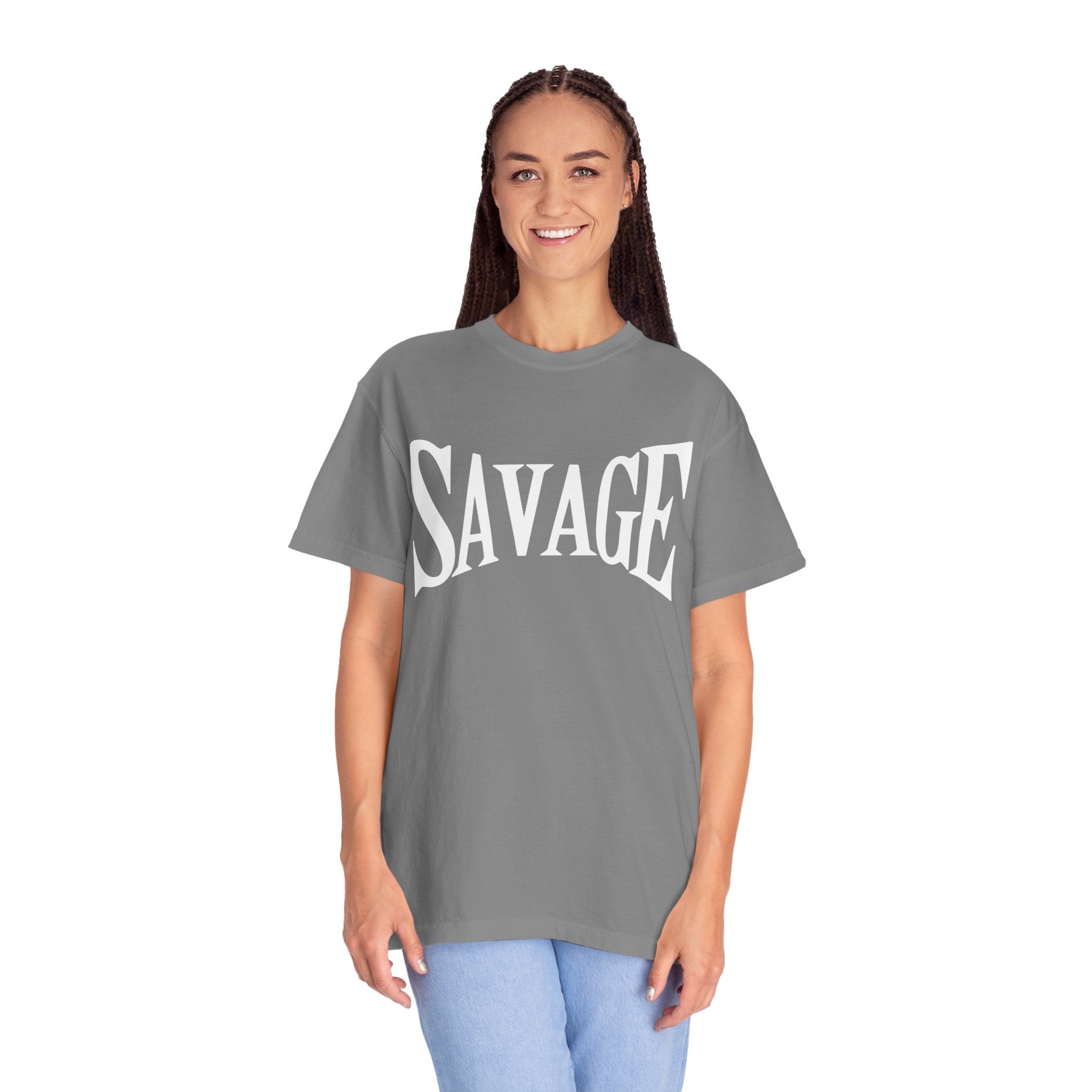 Savage, Graphic Design Unisex T-shirt, Casual Cotton Outwear, Gift for Him- Gift for Her, Stylish Tee, Cool Shirt, Trendy Apparel, Comfortable Top,