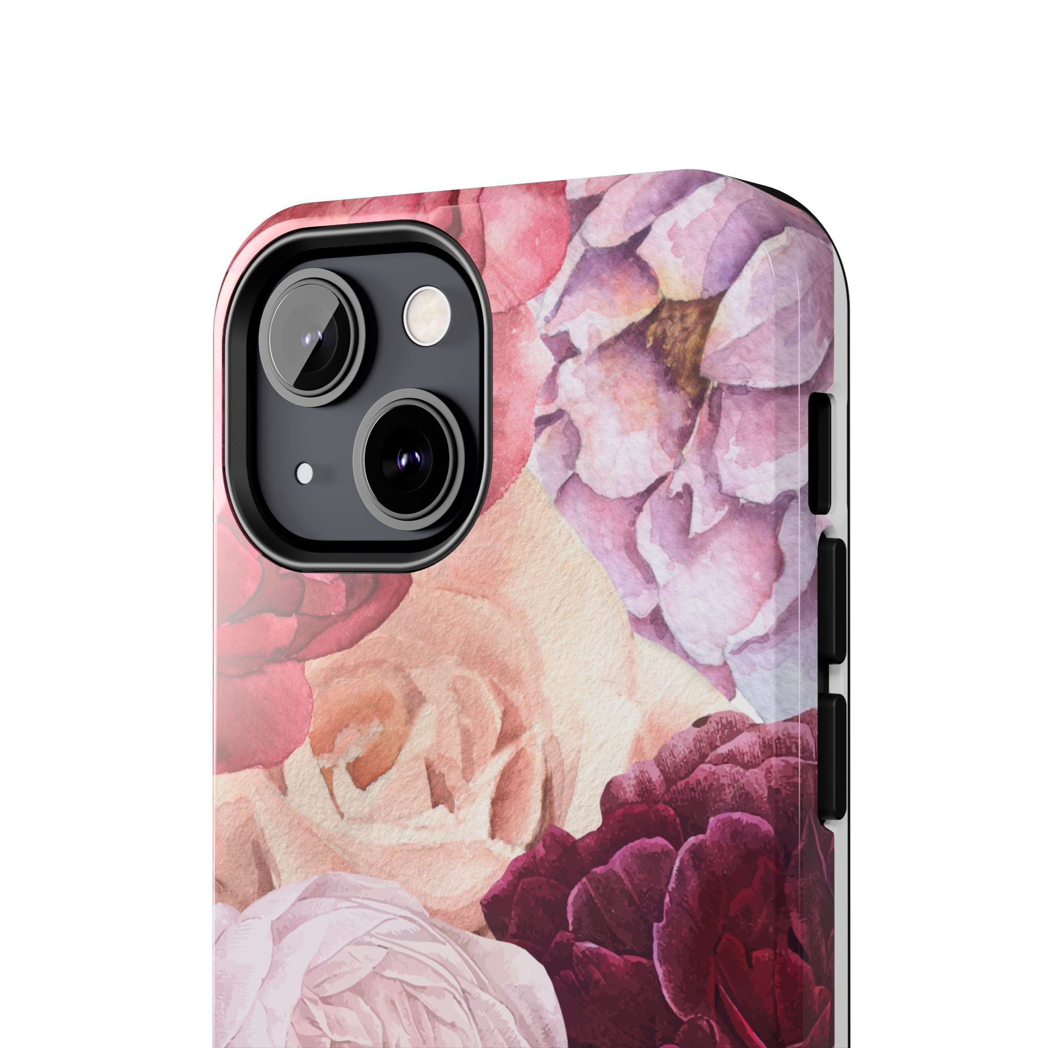 Pink Purple Watercolor Flower, Elegant Phone Cases, Stylish Phone Covers, Chic Phone Protectors, Fashionable Case for Her, Trendy Smartphone Accessories