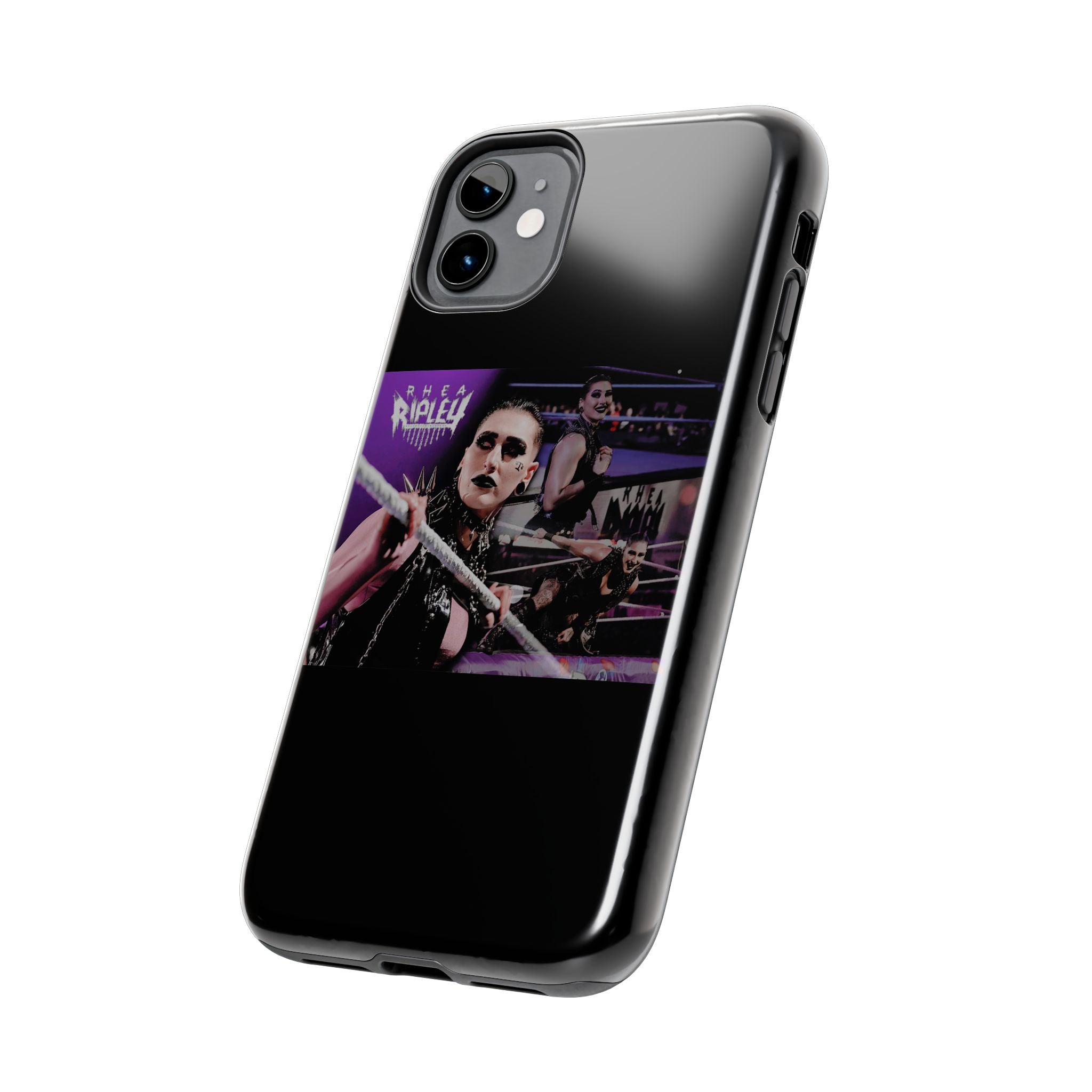 Rhea Ripley Wrap Graphic Portrait Design, iPhone and Samsung Case Cool Graphic Sports Fan Phone Case