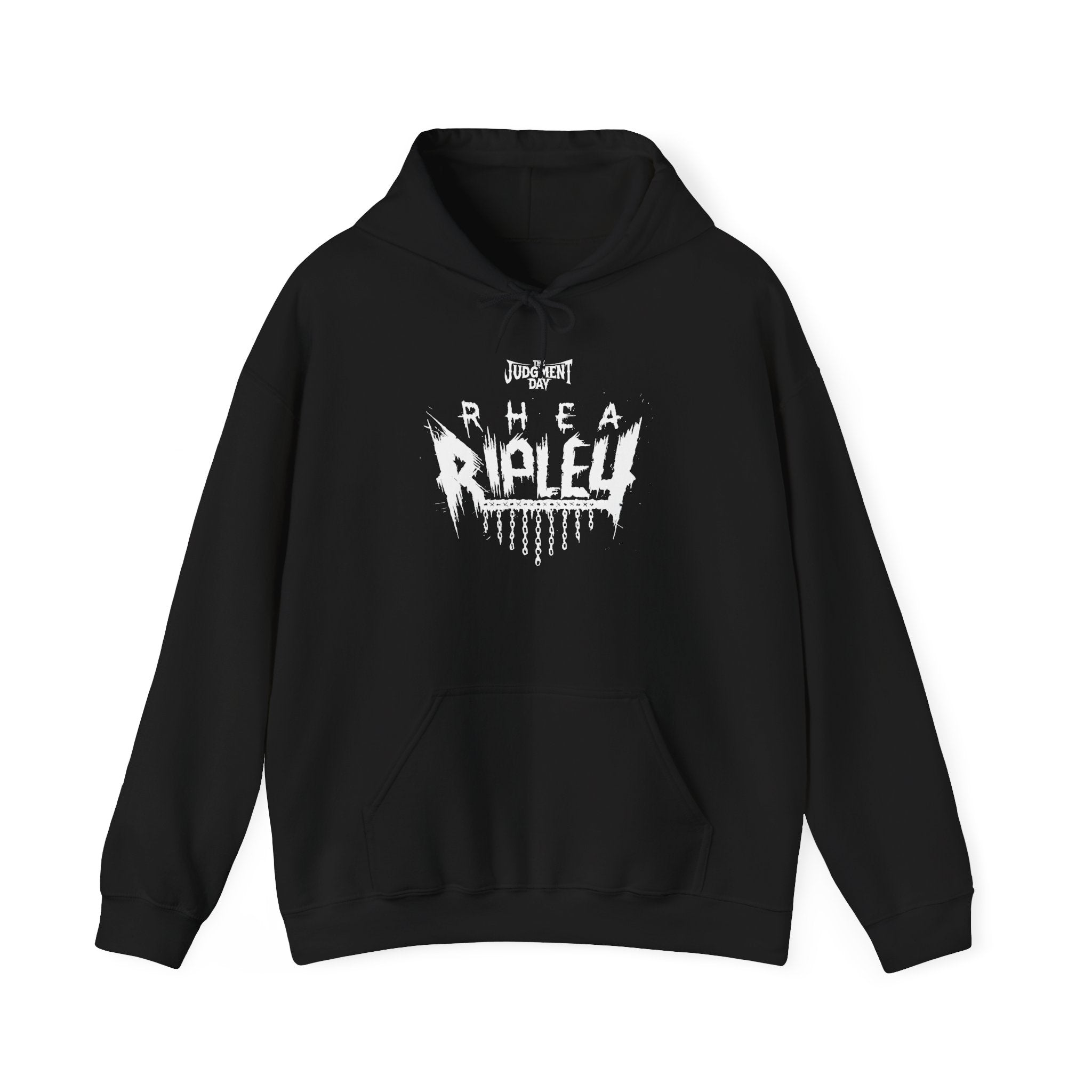 " The Judgement Day " Rhea Ripley Black Graphic Design Hoodies, Gift for Her - Gift for Him, Sports Fan Wrestling Unisex Hooded Sweatshirt, Casual Outwear