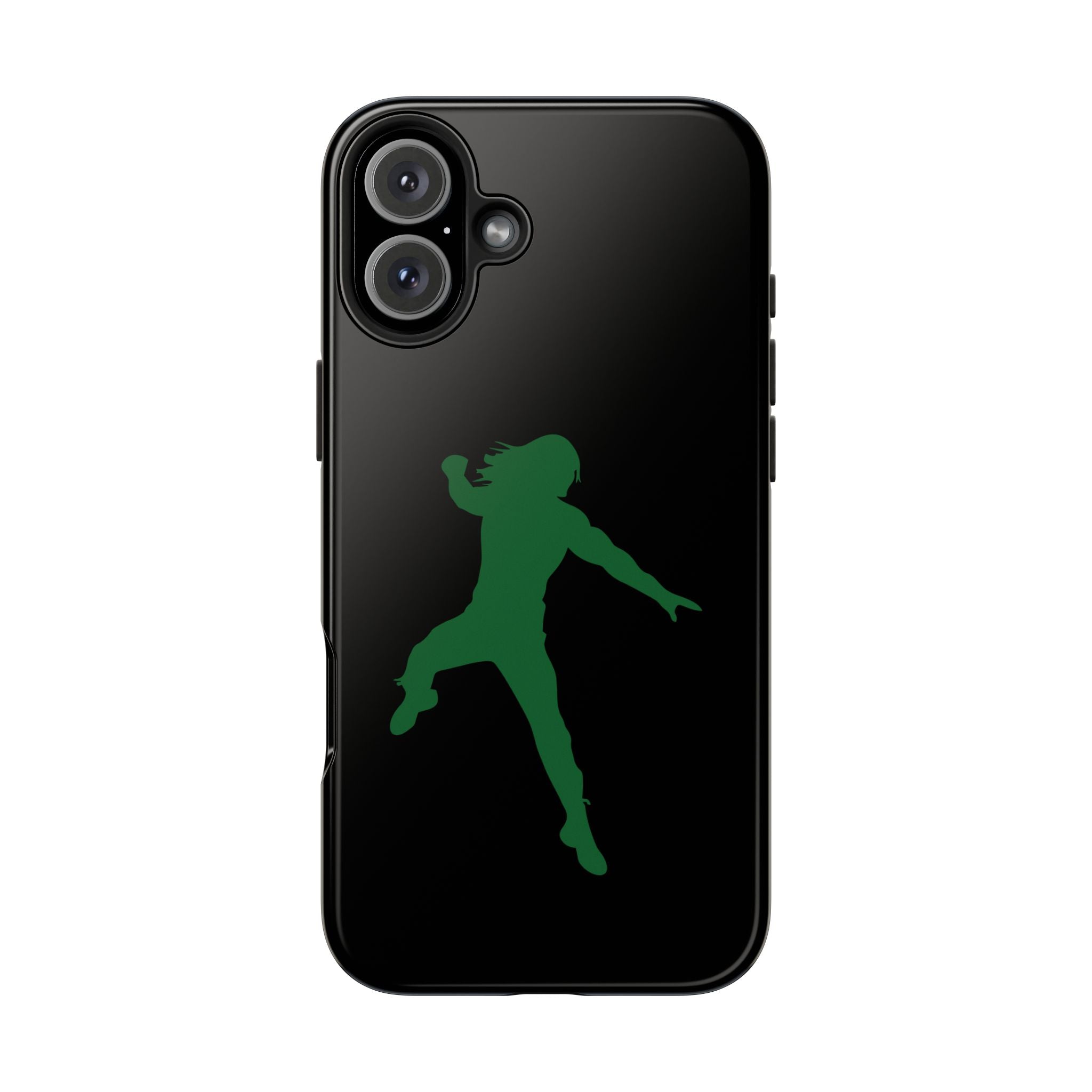 Roman Reigns Jump Green Graphic Design, iPhone and Samsung Case Cool Graphic Sports Fan Phone Case