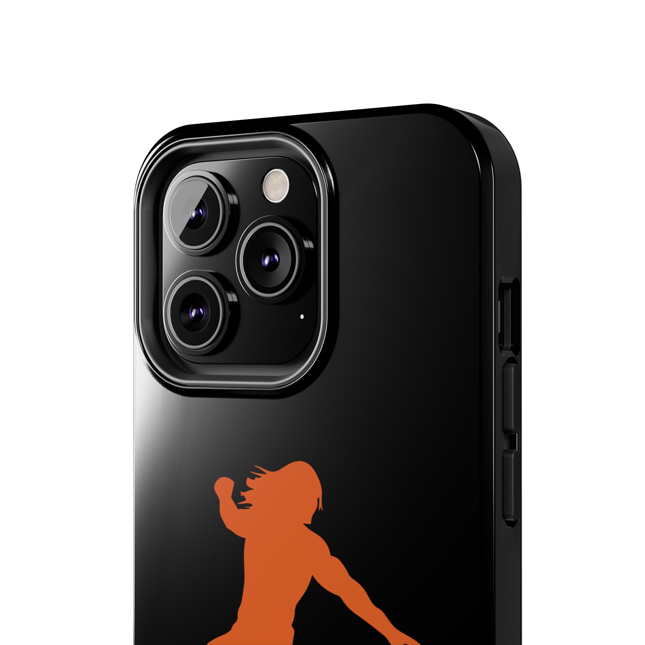 Roman Reigns Jump Orange Graphic Design, iPhone and Samsung Case Cool Graphic Sports Fan Phone Case